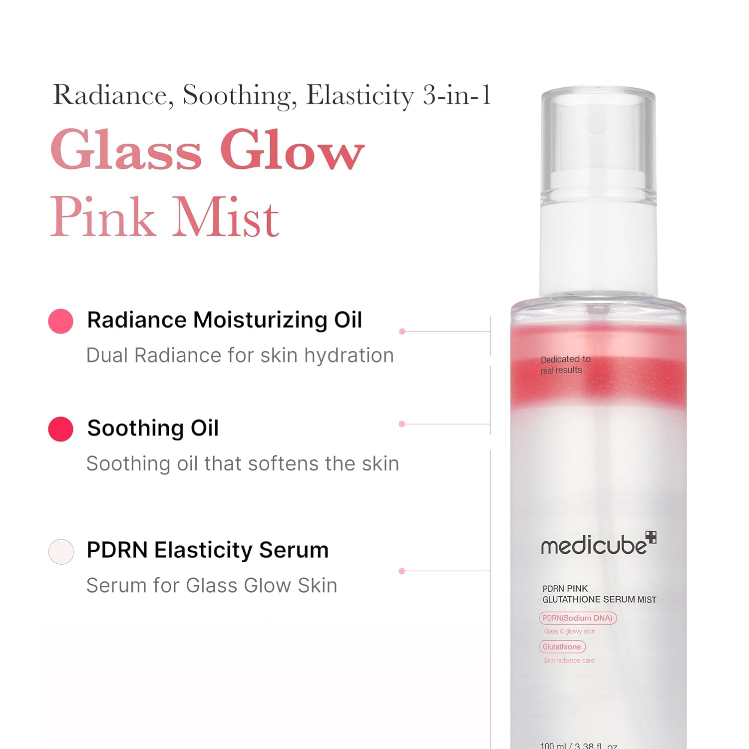 Medicube PDRN Pink Glutathione Serum Mist 100ml