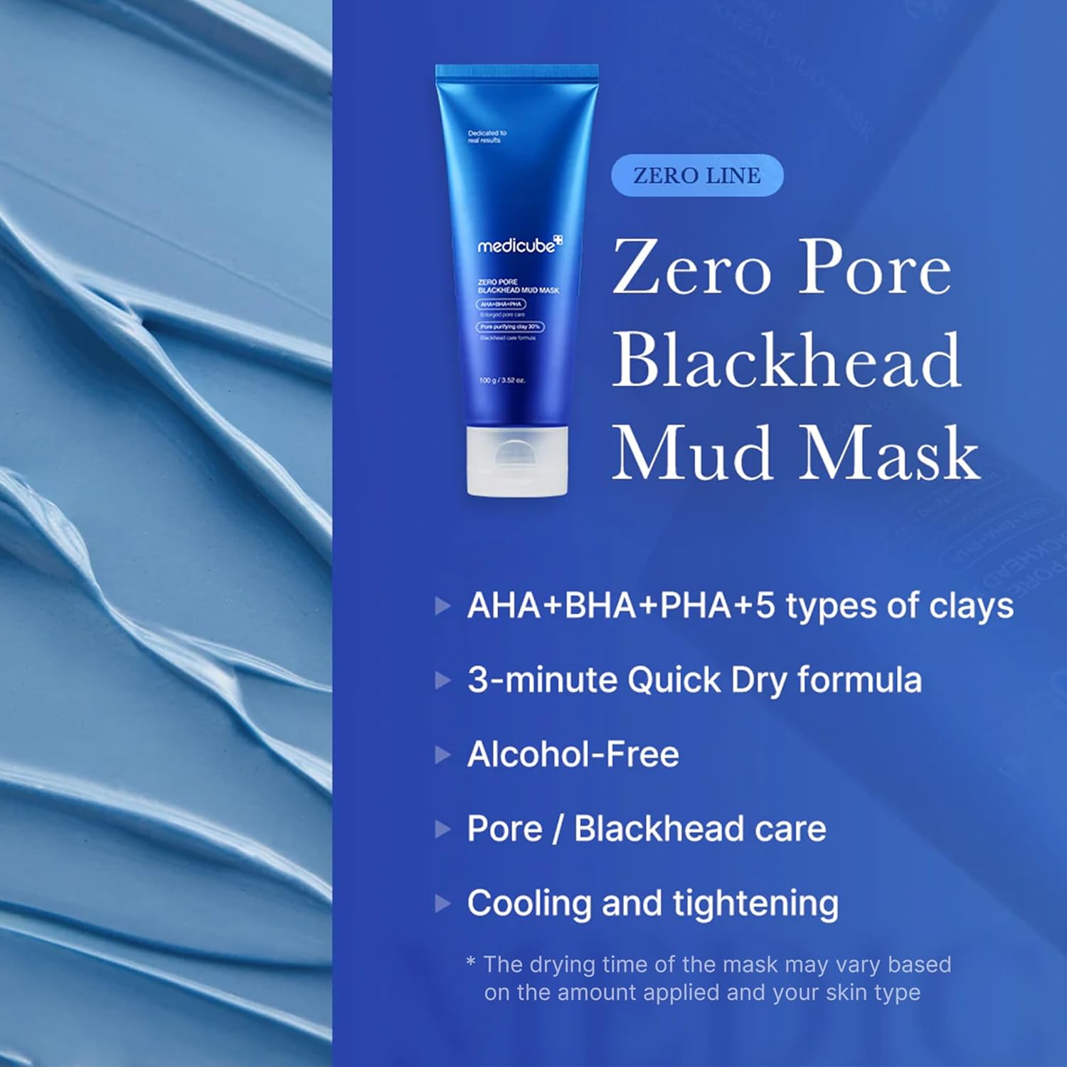 Medicube Zero Pore Blackhead Mud Mask 100g Gesichtsmaske