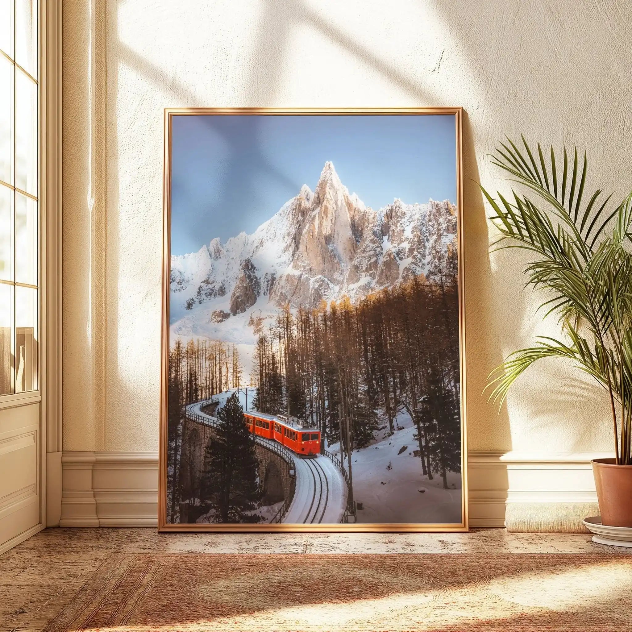 Chamonix Mountains Triptych Wall Art Set by Chamonix Prints
