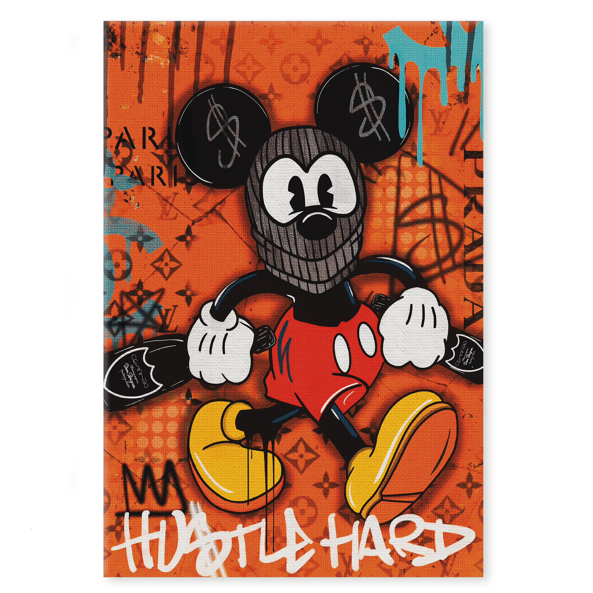 Mickey the thief - Leinwandbild Pop Art / Motivation