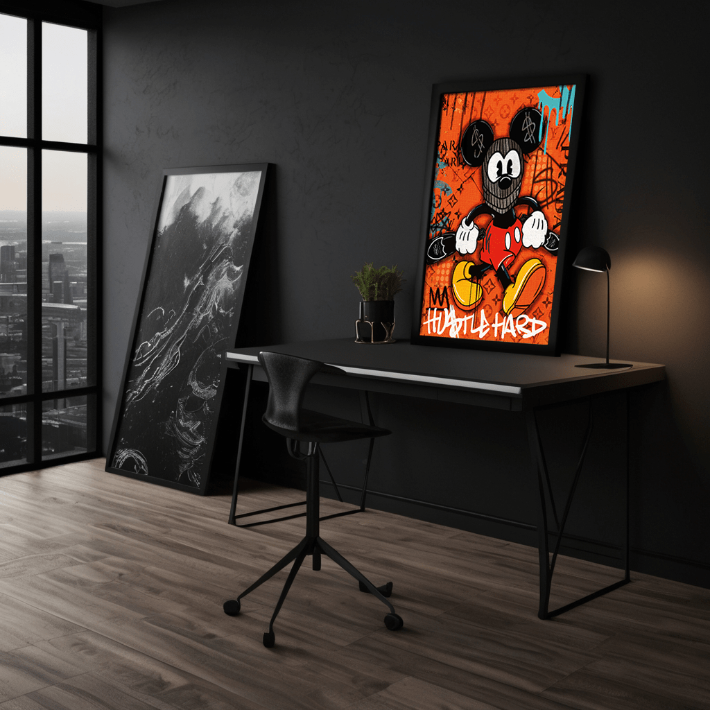Mickey the thief - Leinwandbild Pop Art / Motivation by SimpleCanvas