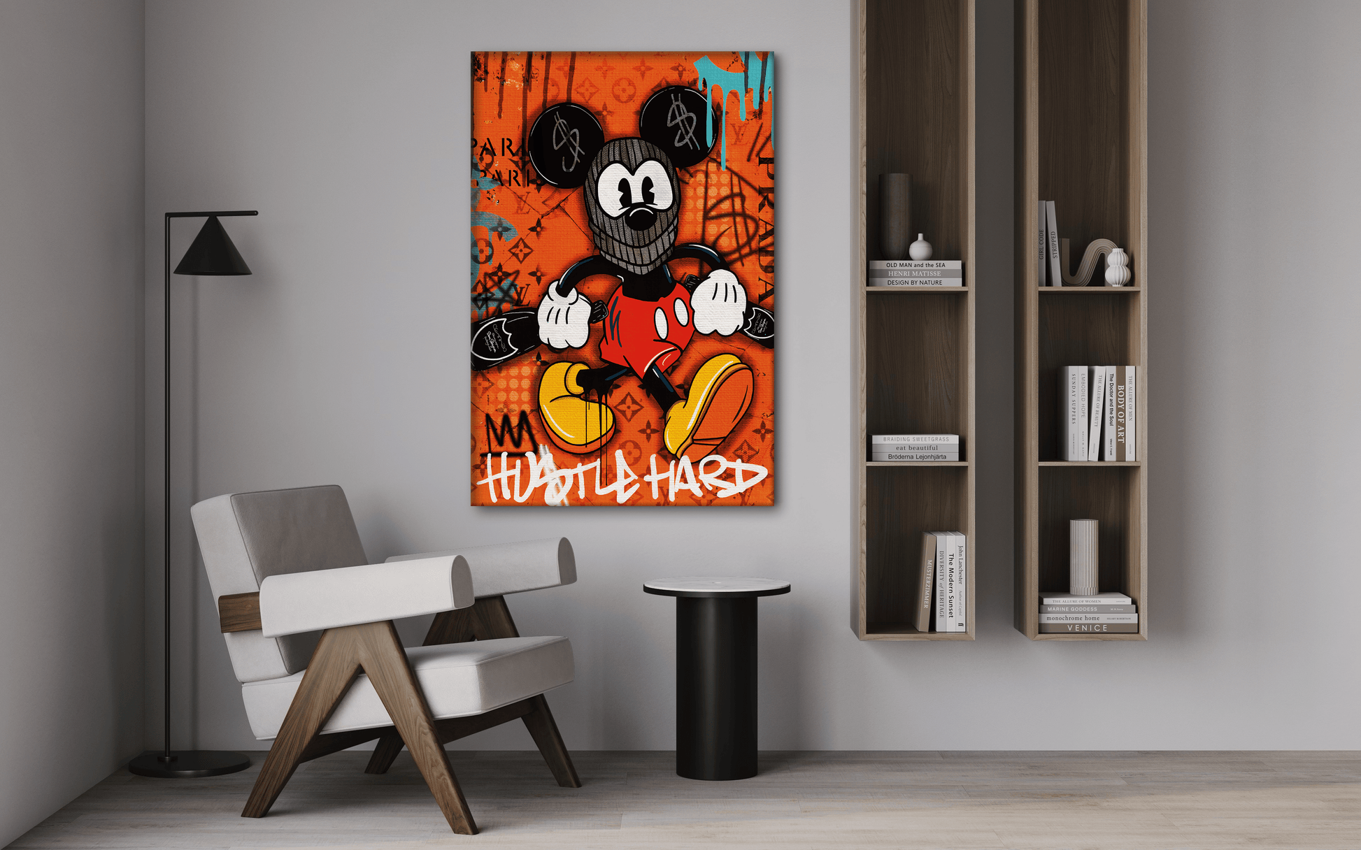 Mickey the thief - Leinwandbild Pop Art / Motivation by SimpleCanvas