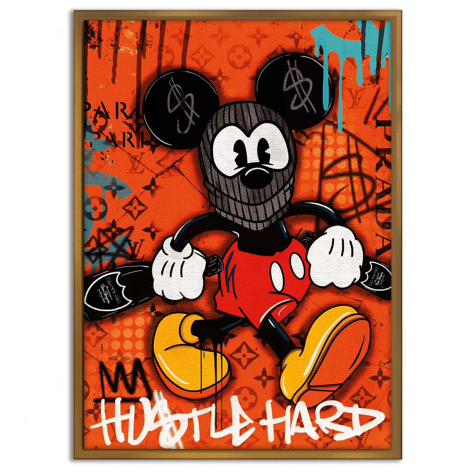 Mickey the thief - Leinwandbild Pop Art / Motivation by SimpleCanvas
