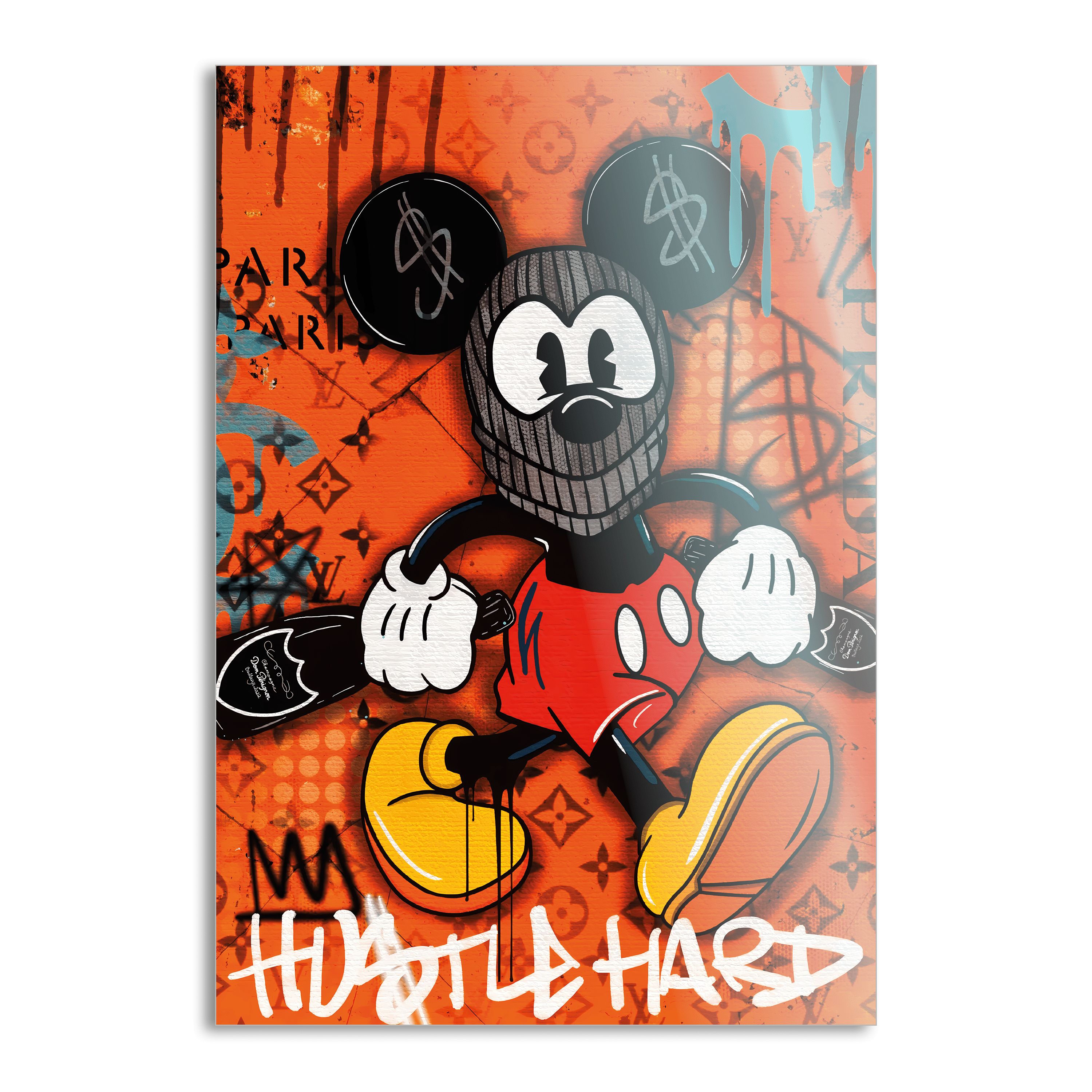 Mickey the thief - Leinwandbild Pop Art / Motivation