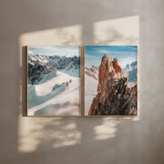 Midi Arête and Aiguille d'Entrèves Mountain Photography Prints