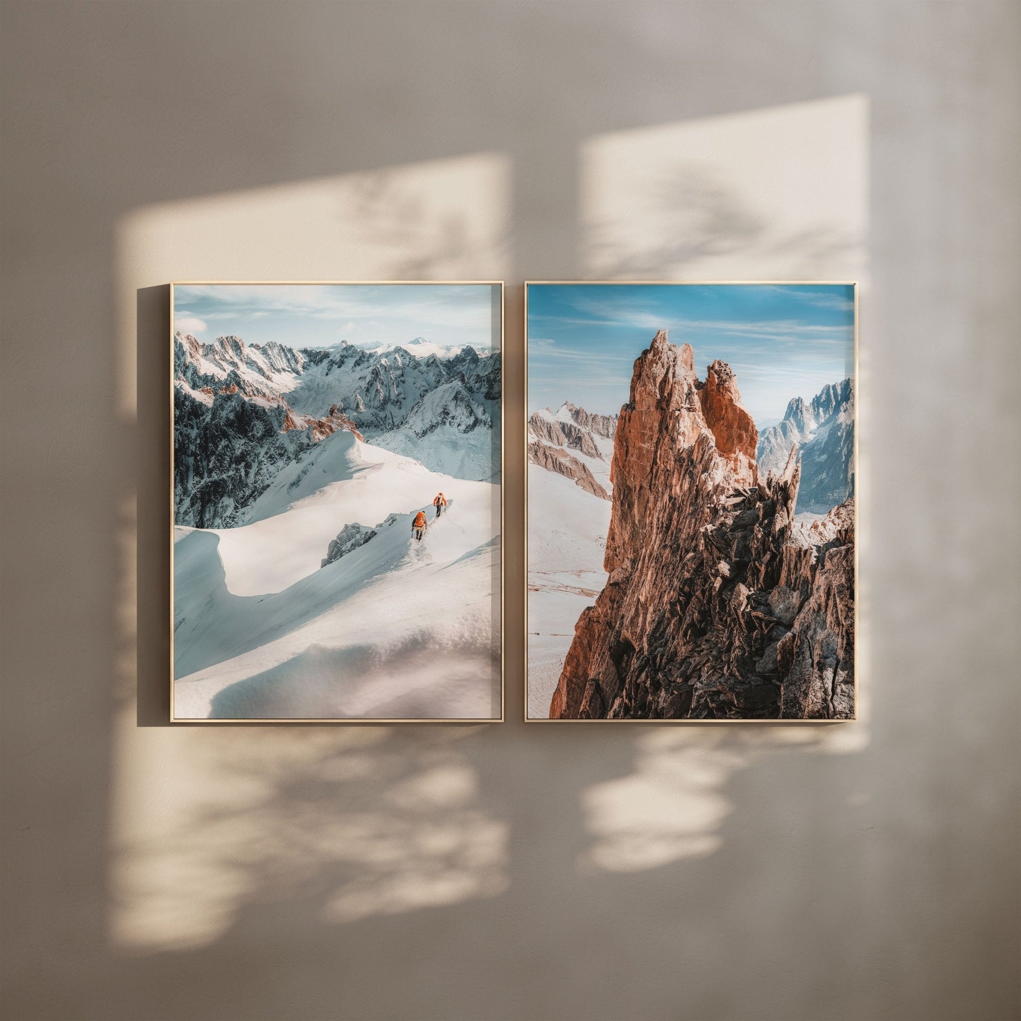 Midi Arête and Aiguille d'Entrèves Mountain Photography Prints