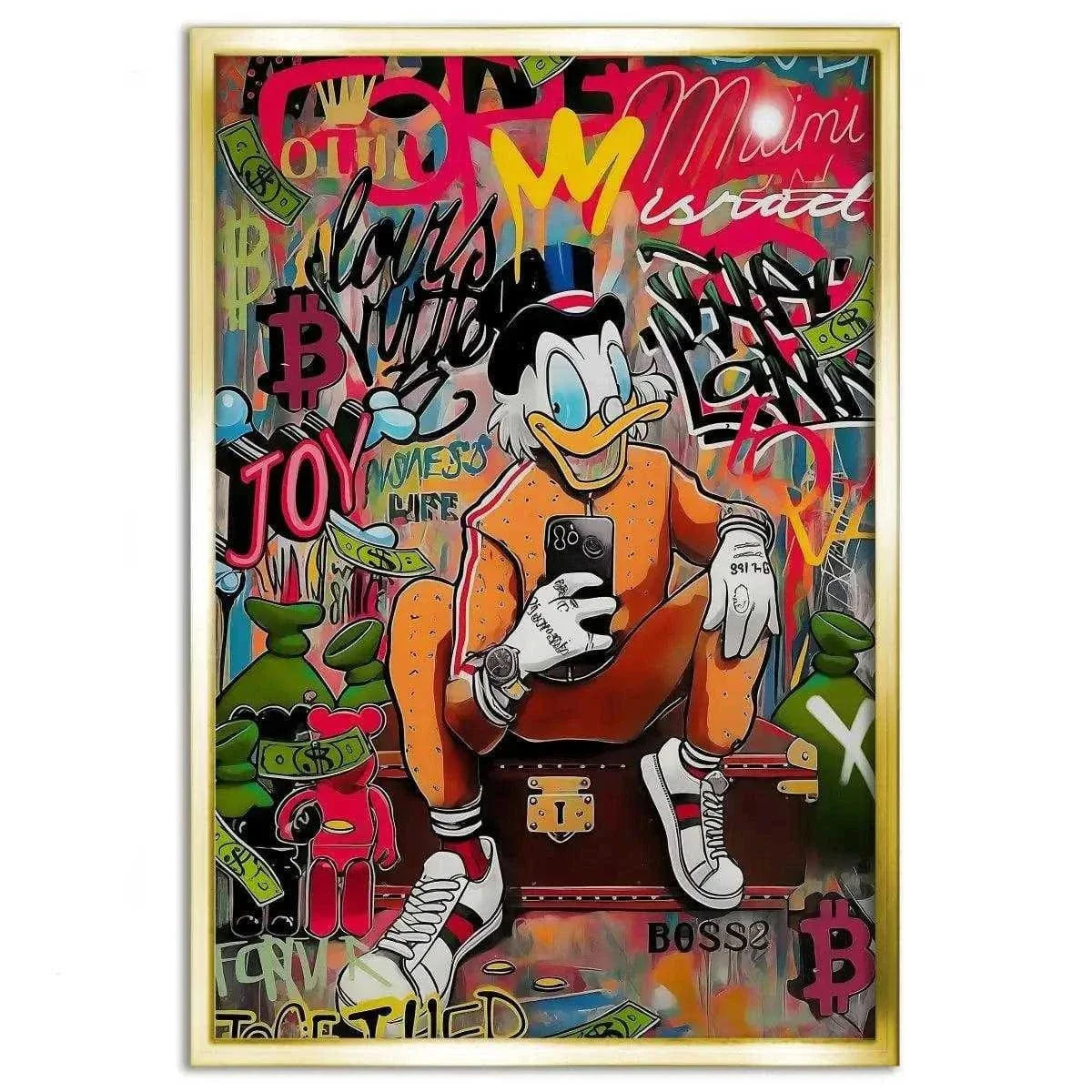 Modern Dagobert - Leinwandbild Pop Art by SimpleCanvas