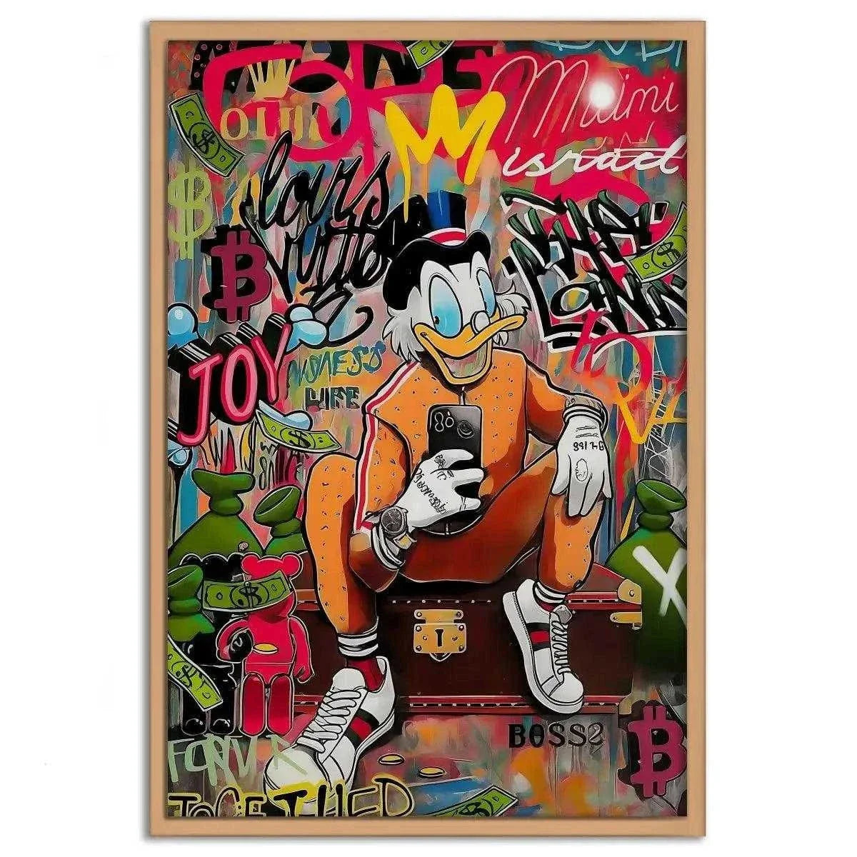 Modern Dagobert - Leinwandbild Pop Art by SimpleCanvas