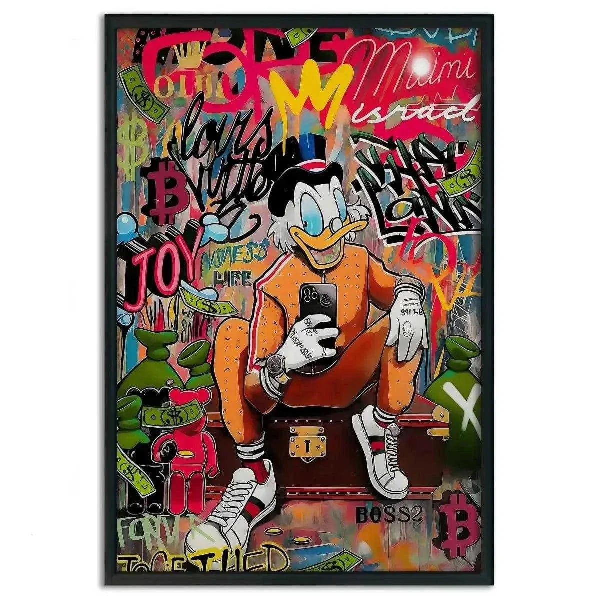 Modern Dagobert - Leinwandbild Pop Art by SimpleCanvas