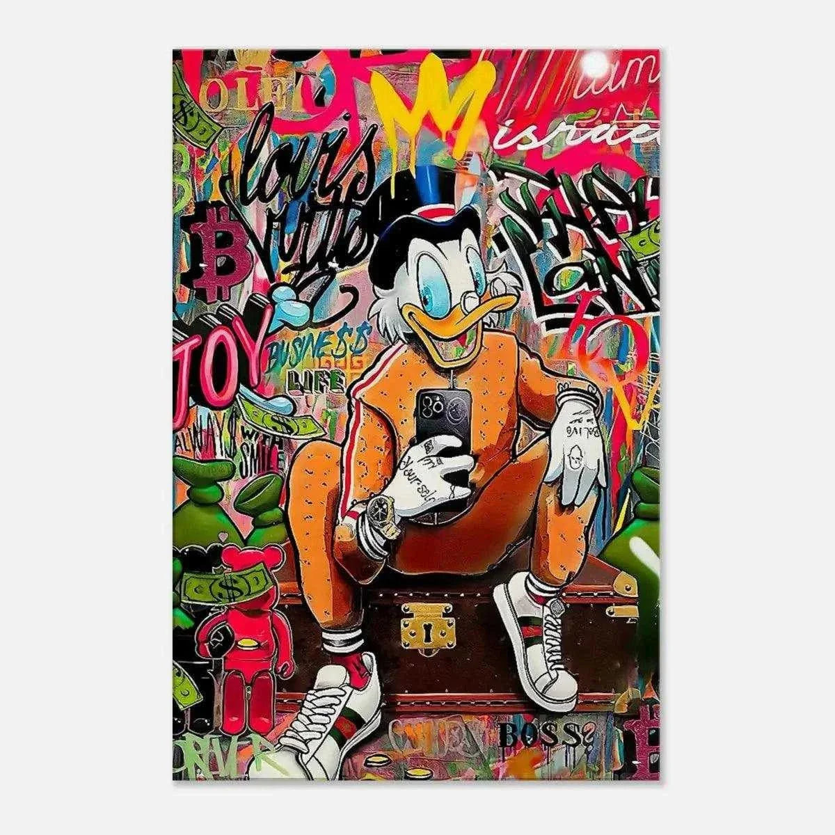 Modern Dagobert - Leinwandbild Pop Art by SimpleCanvas