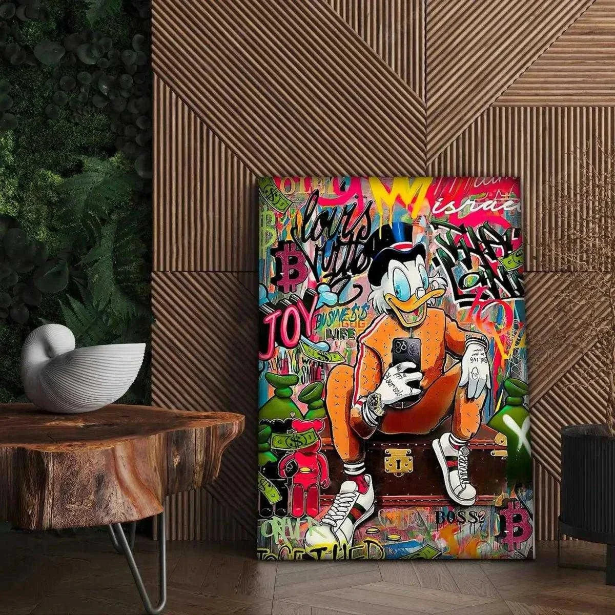 Modern Dagobert - Leinwandbild Pop Art by SimpleCanvas