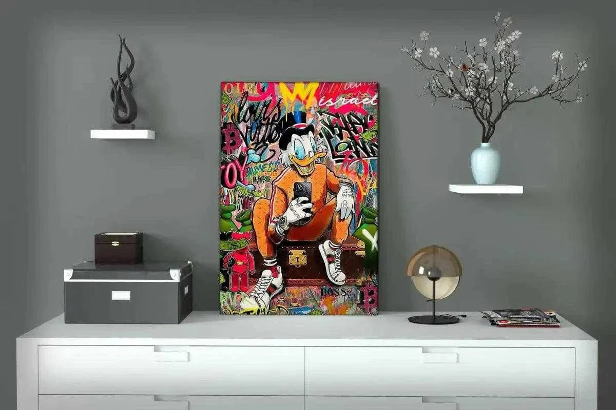 Modern Dagobert - Leinwandbild Pop Art by SimpleCanvas