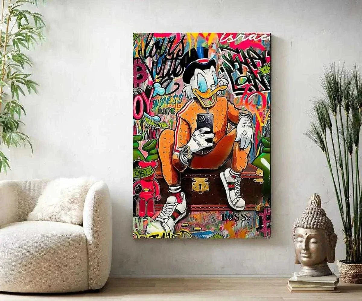 Modern Dagobert - Leinwandbild Pop Art by SimpleCanvas