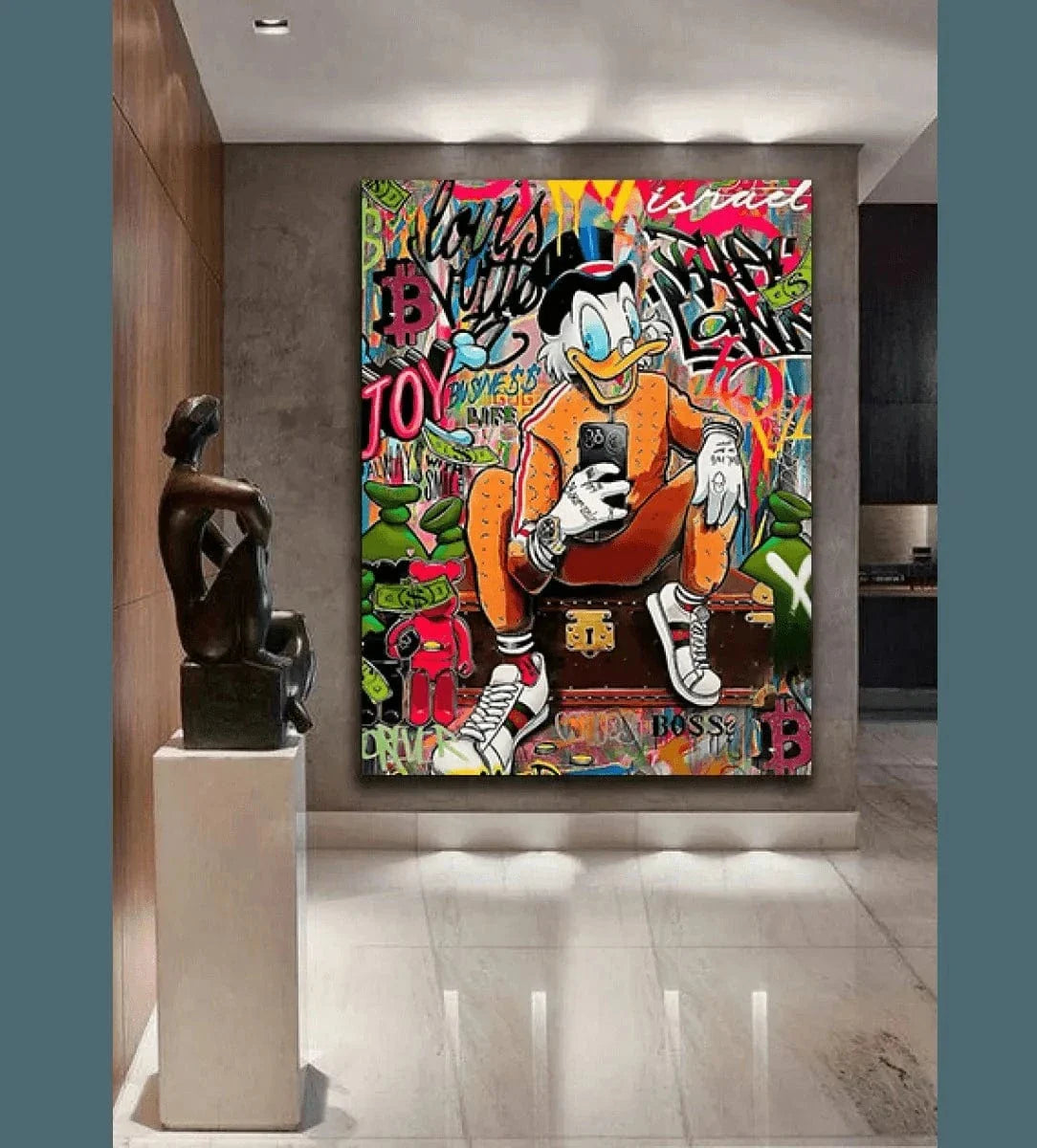 Modern Dagobert - Leinwandbild Pop Art by SimpleCanvas