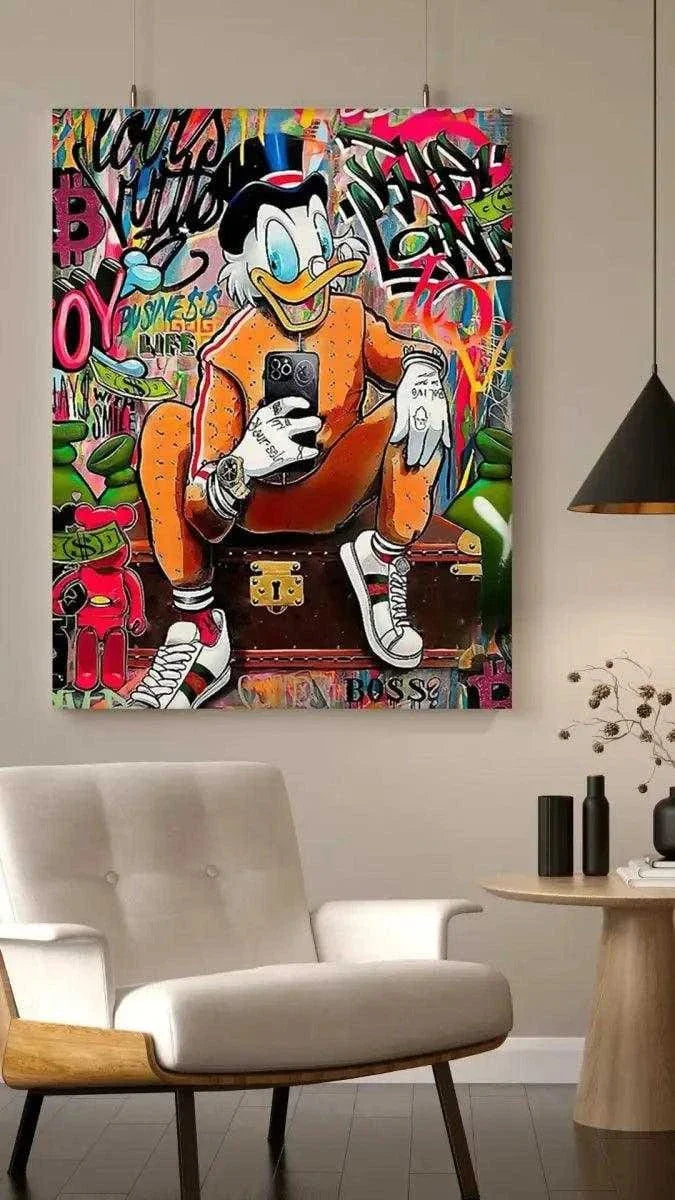 Modern Dagobert - Leinwandbild Pop Art by SimpleCanvas