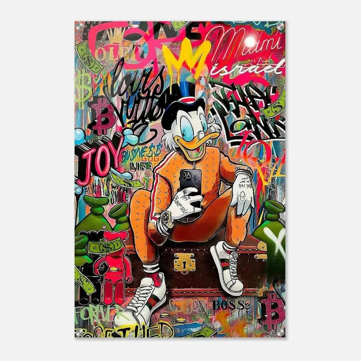 Modern Dagobert - Leinwandbild Pop Art by SimpleCanvas