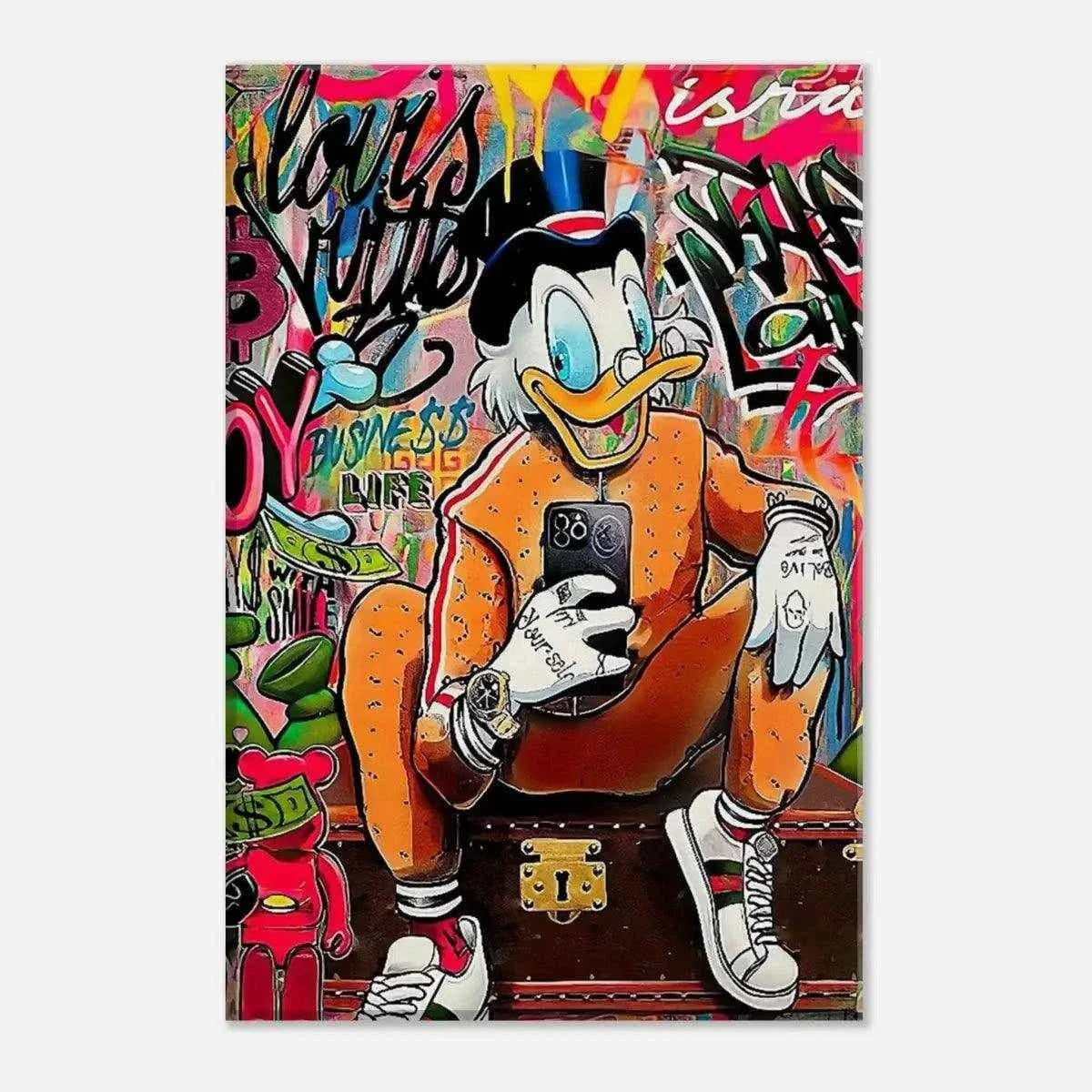 Modern Dagobert - Leinwandbild Pop Art by SimpleCanvas