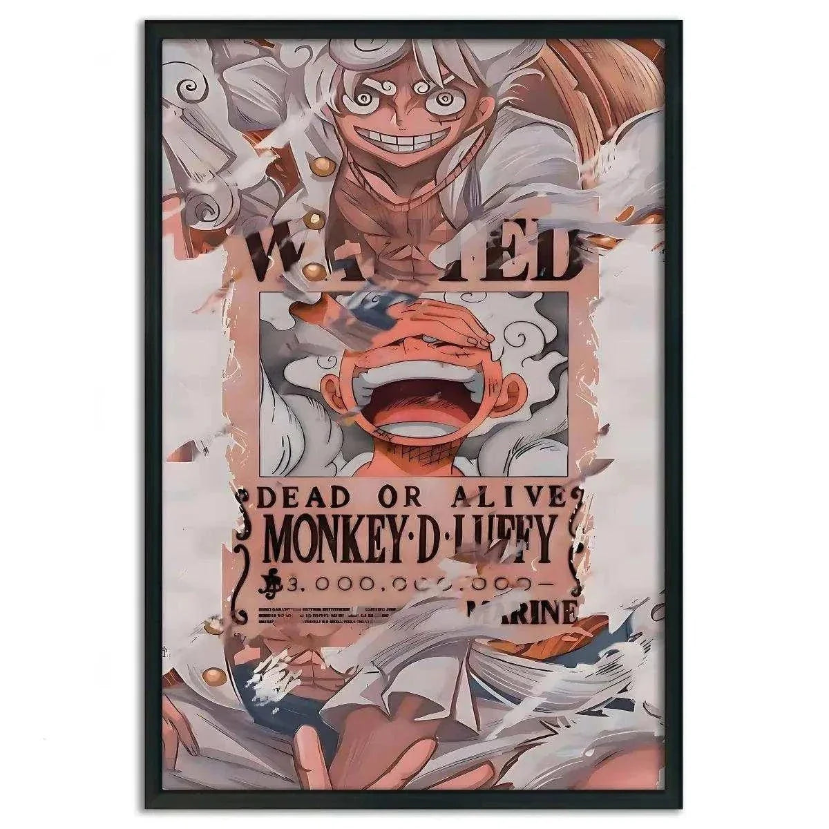 Monkey D. Luffy - Anime Leinwandbild by SimpleCanvas