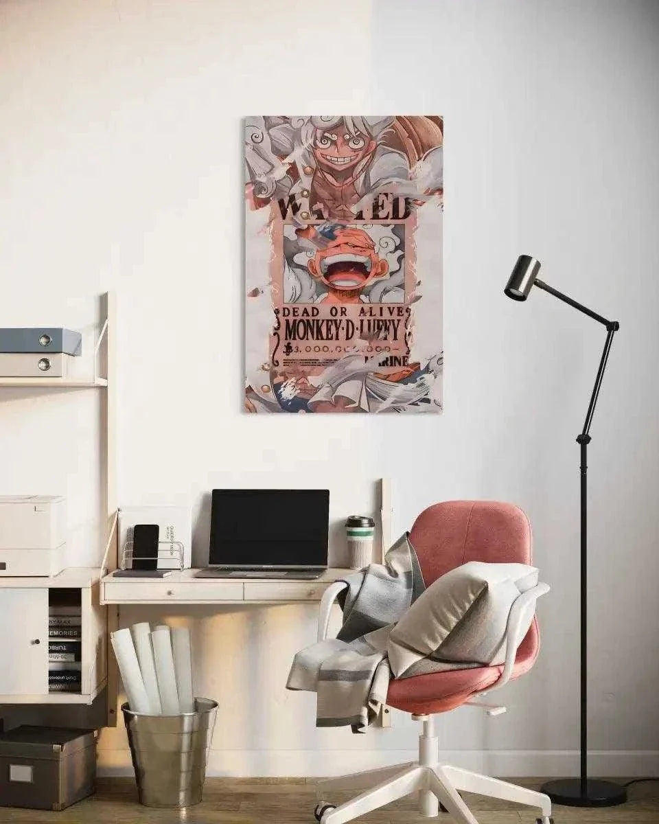 Monkey D. Luffy - Anime Leinwandbild by SimpleCanvas