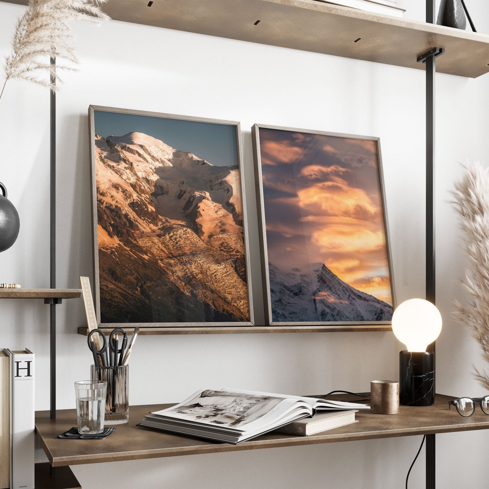 Mont Blanc & Aiguille du Goûter Wall Art Prints - Mountain Photography