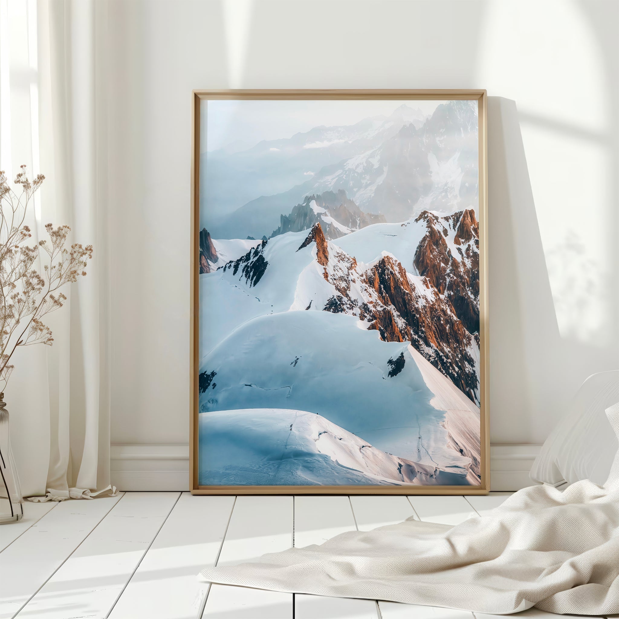 Trois Monts Route Wall Art - Mont Blanc Summit Adventure Print