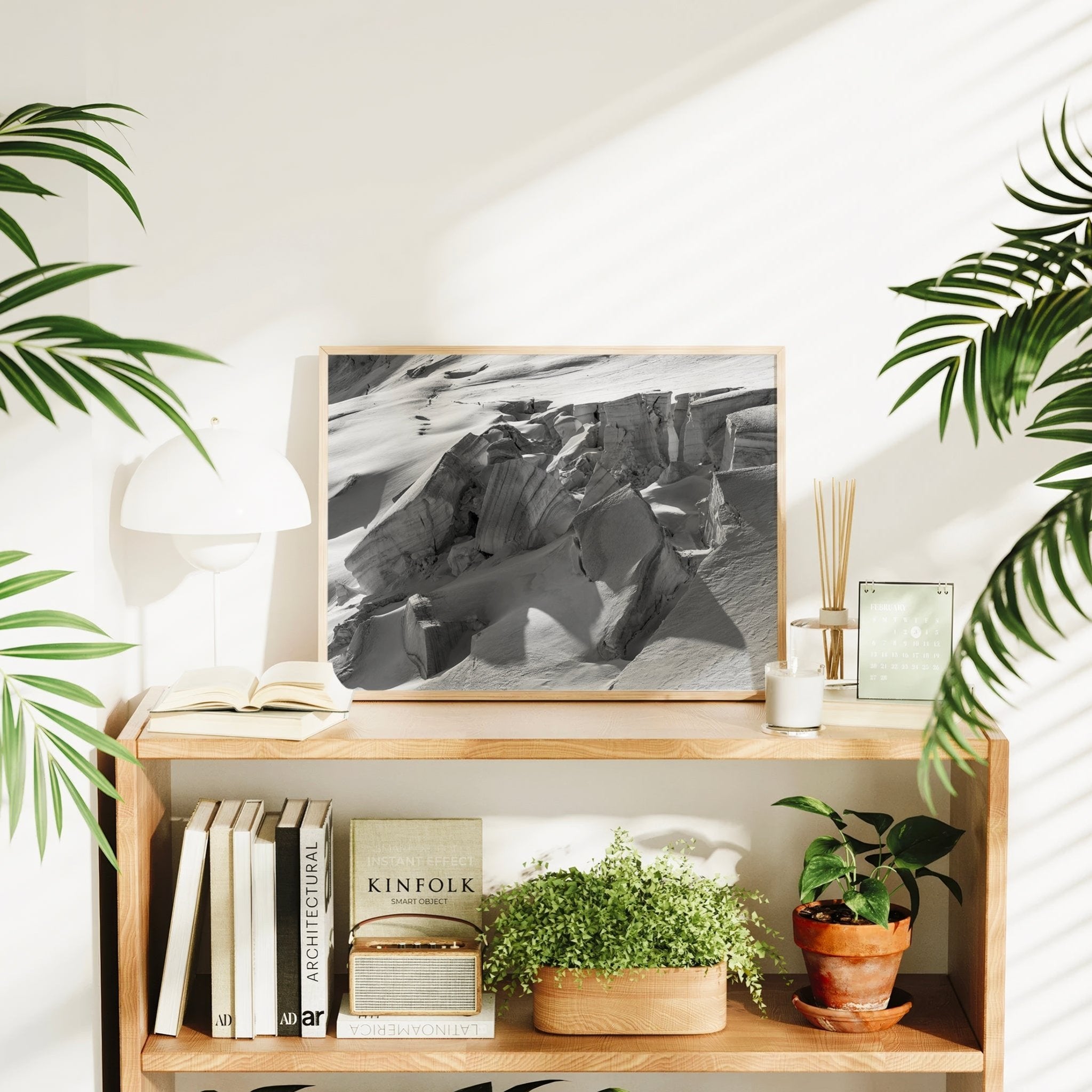 Glacier de Taconnez Wall Art Print | Chamonix Glacier Photography