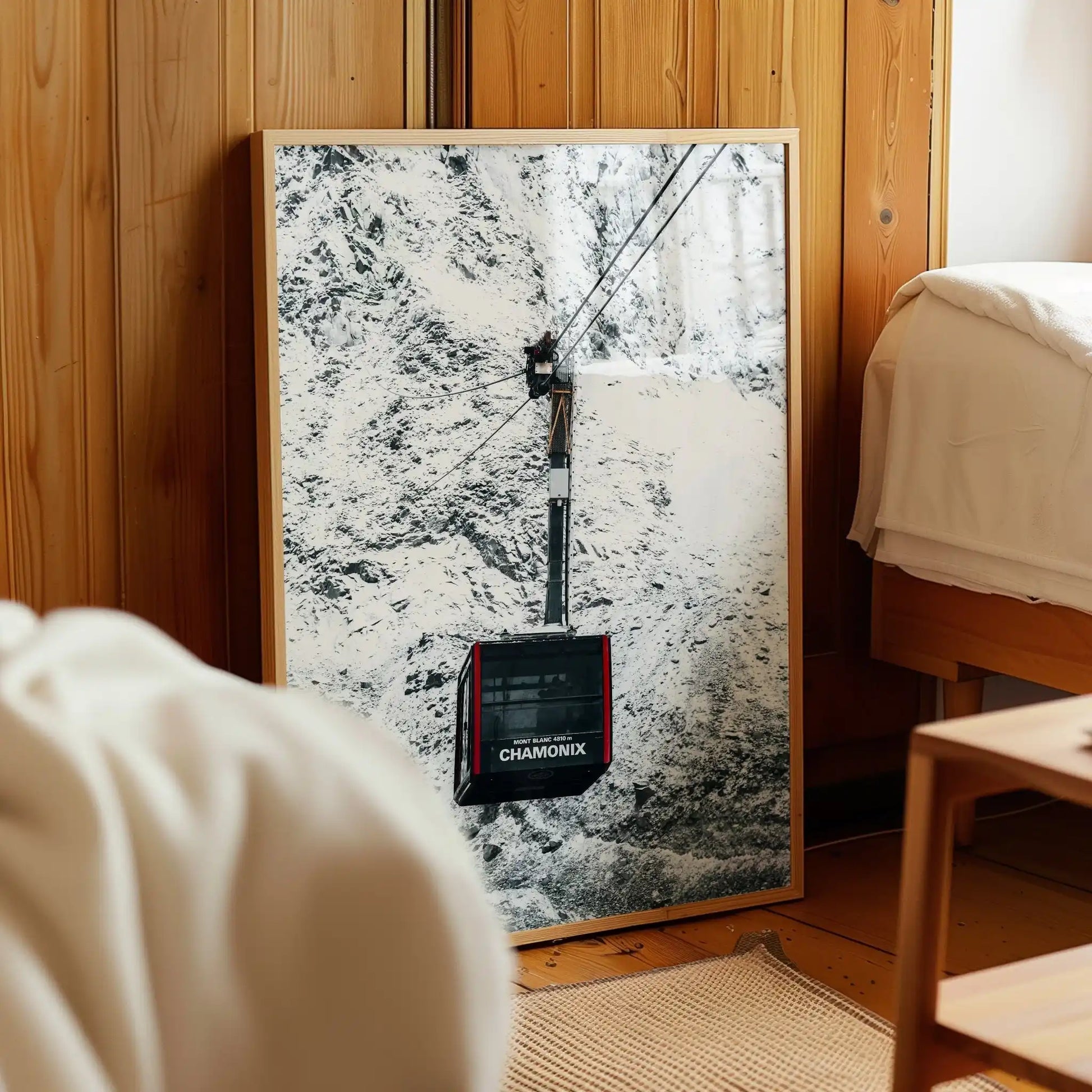 Aiguille du Midi Cable Car Print – Chamonix Alpine Adventure Wall Art by Chamonix Prints