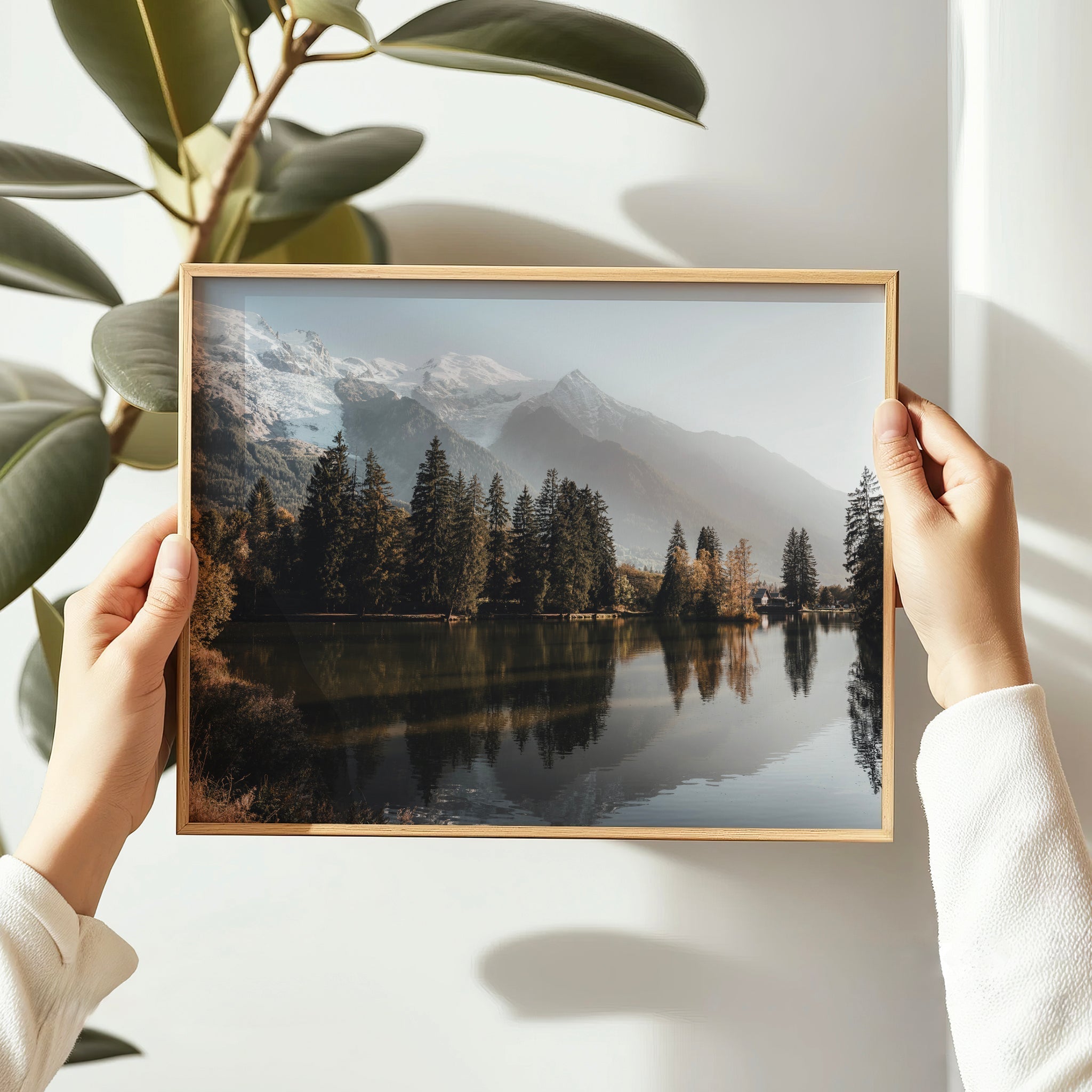 Lac des Gaillands Wall Art – Chamonix Landscape Print