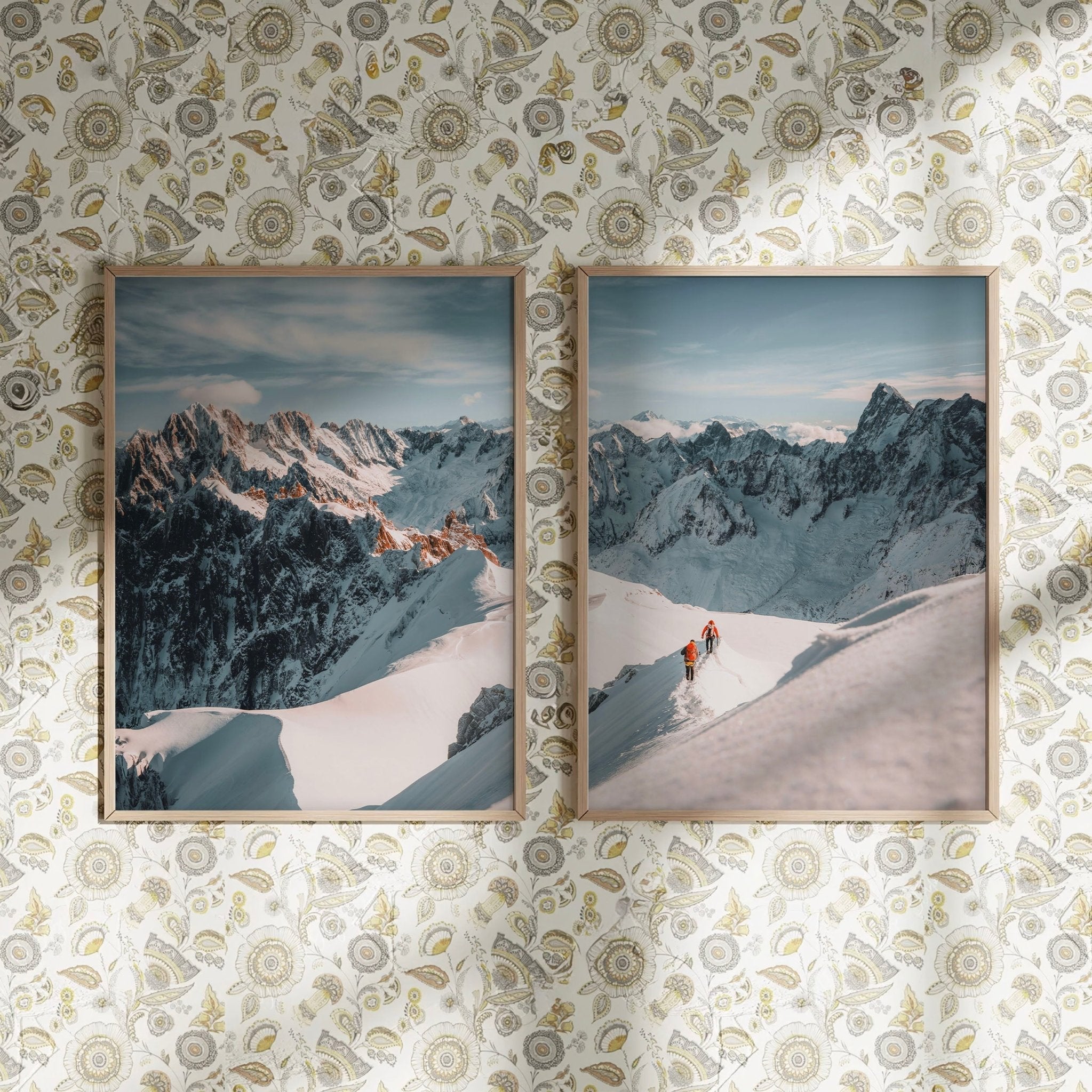 Aiguille du Midi Mountaineering – Alpine Photography Print Set