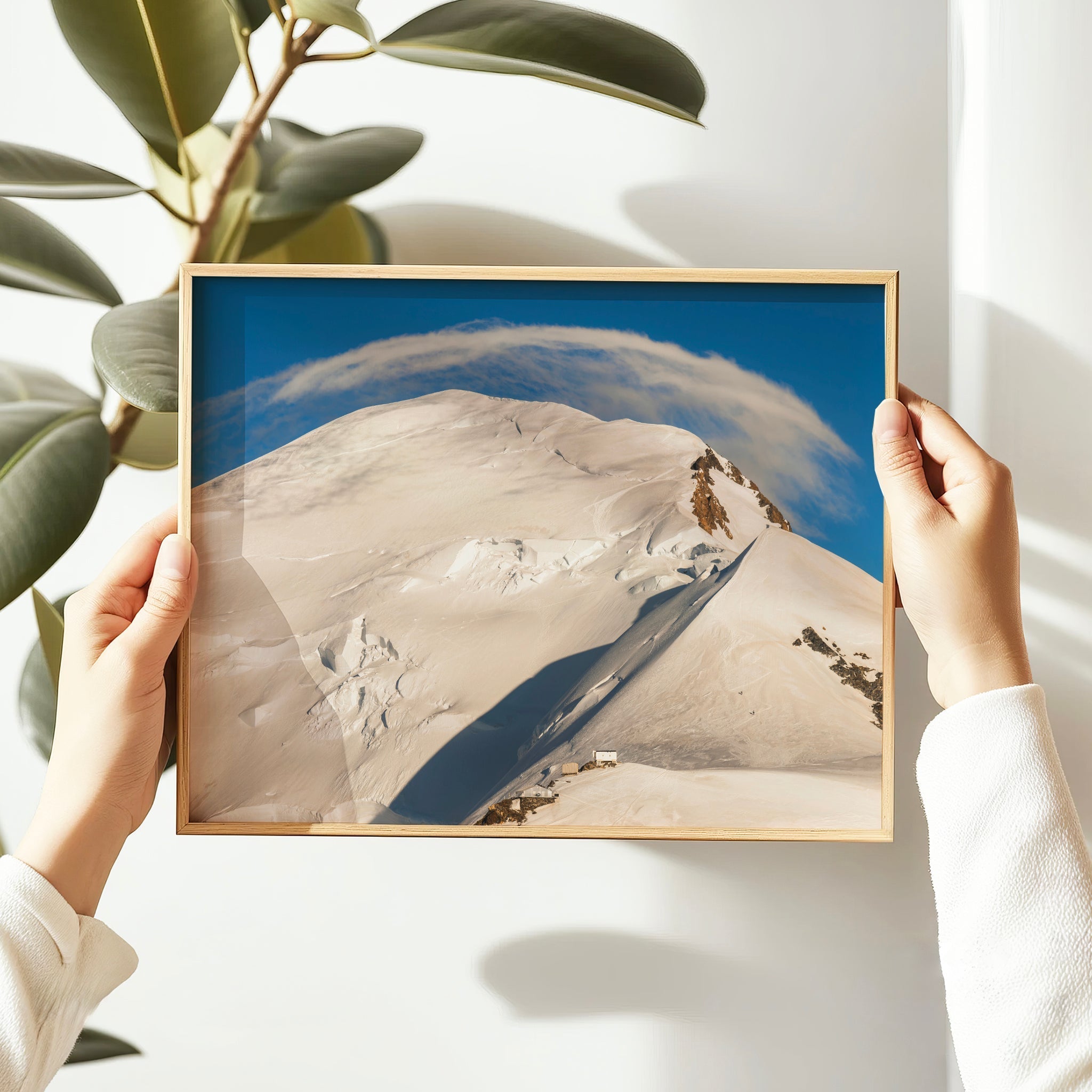 A Captivating View of the Mont Blanc Summit Route