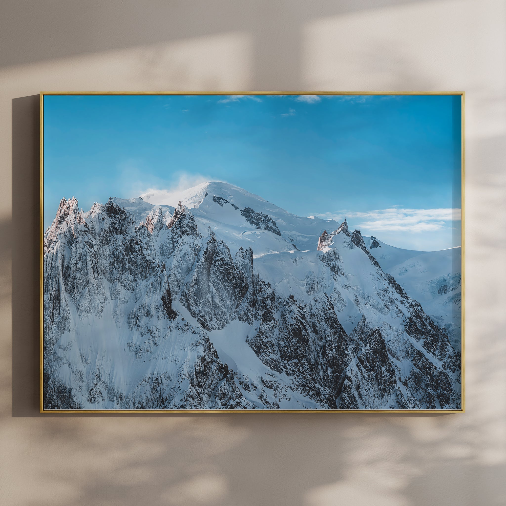 Massif du Mont Blanc - Chamonix Wall Art Print