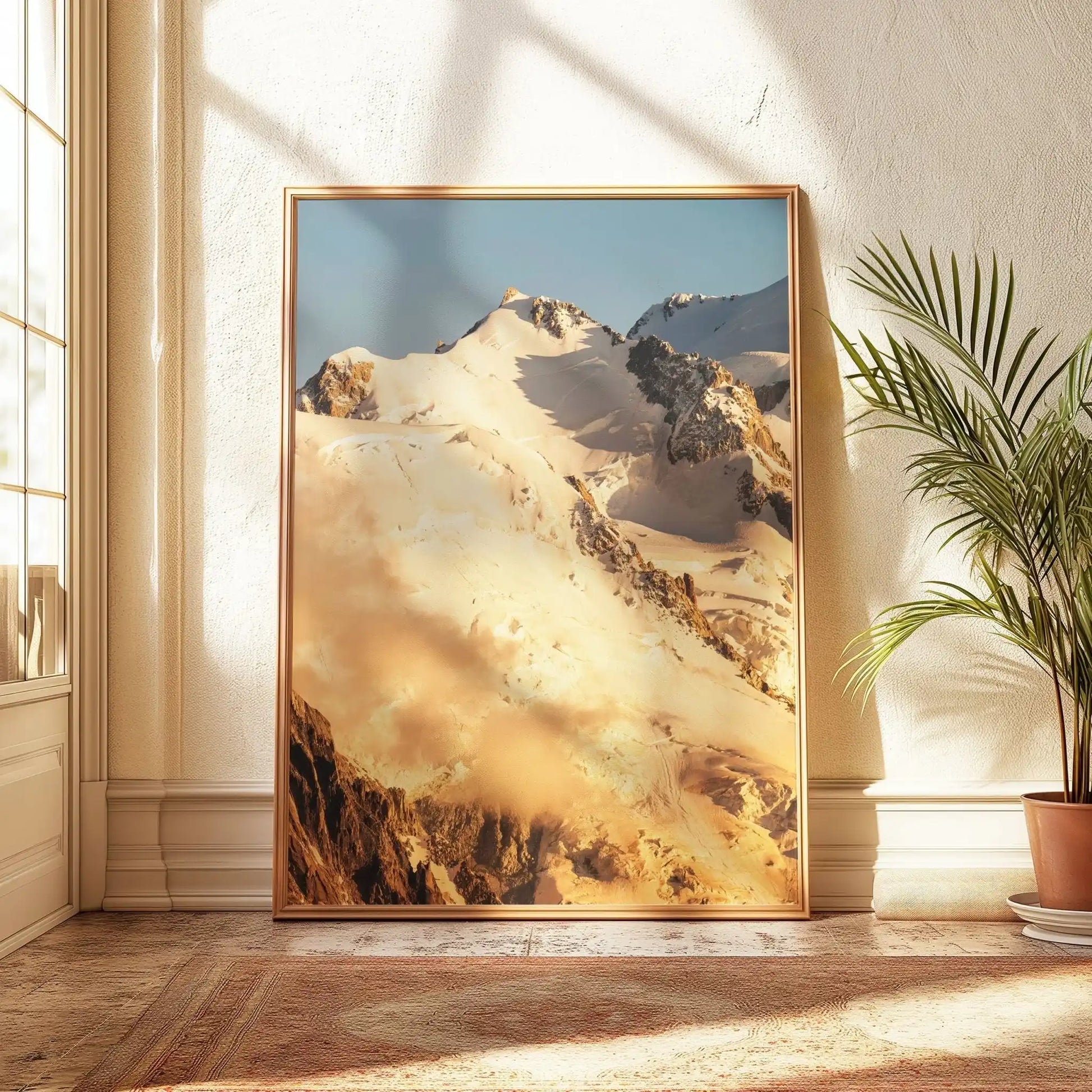 Aiguille du Midi Sunset Photography Prints - Mountain Triptych Wall Art by Chamonix Prints