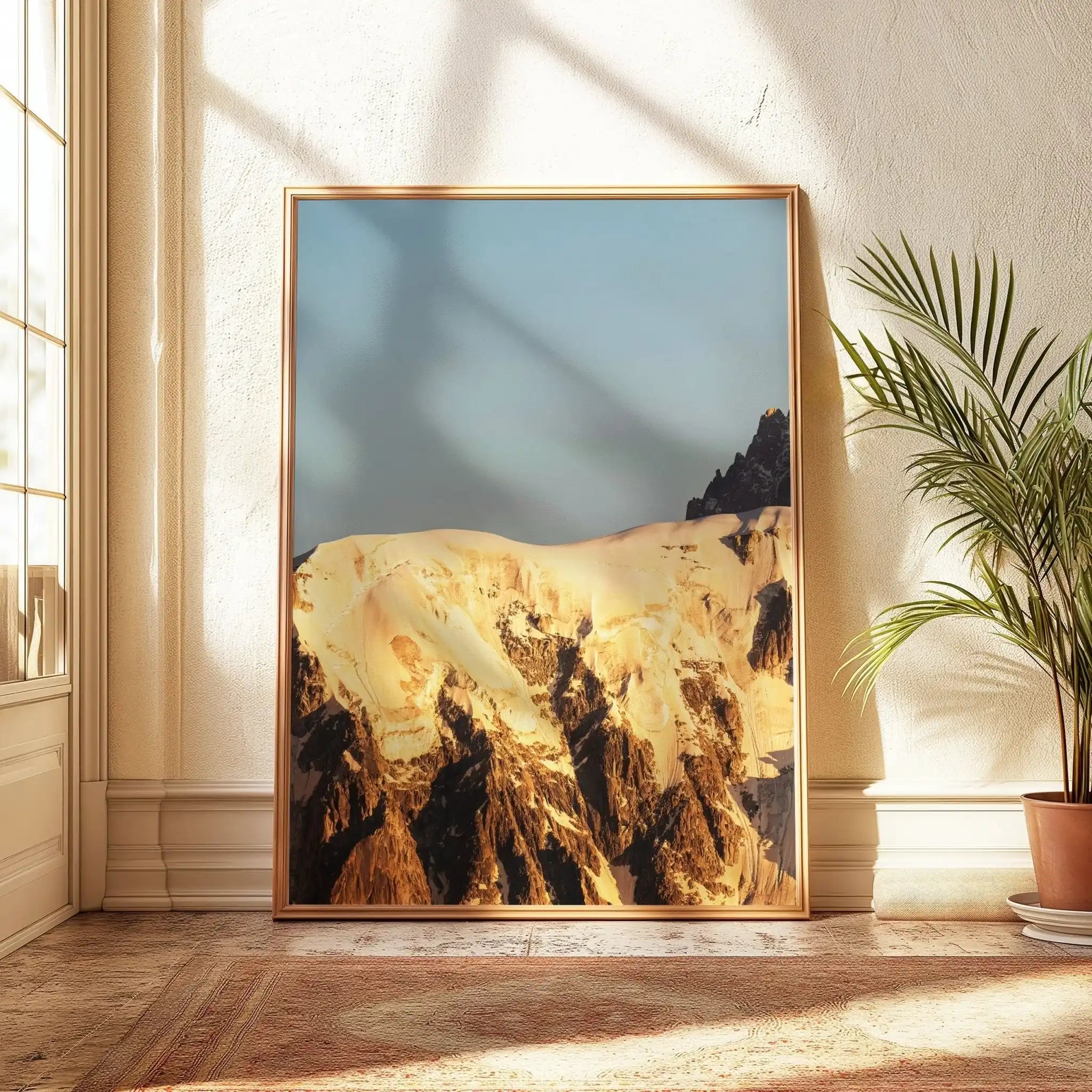 Aiguille du Midi Sunset Photography Prints - Mountain Triptych Wall Art by Chamonix Prints