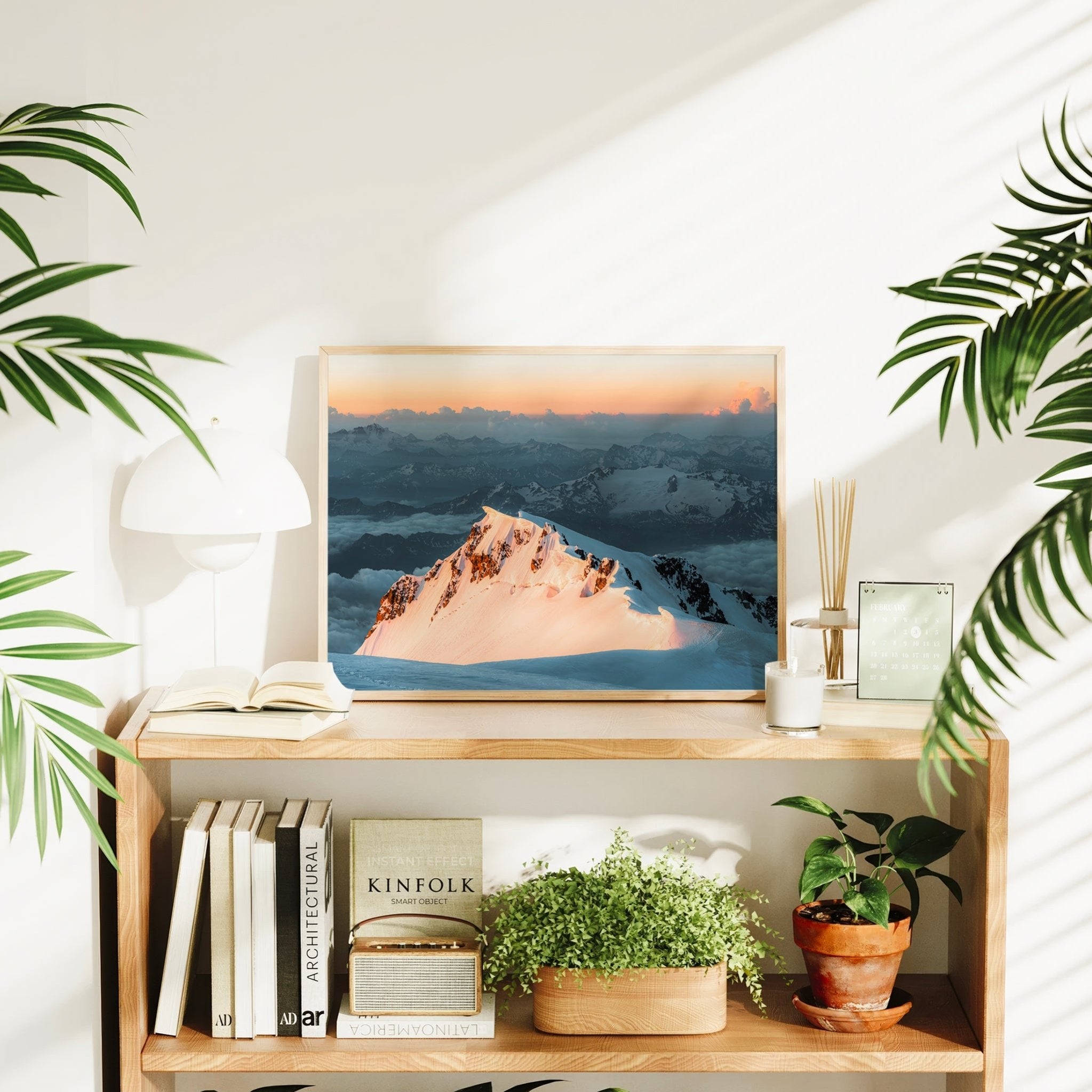 Monte Bianco di Courmayeur Sunrise - Mountain Wall Art