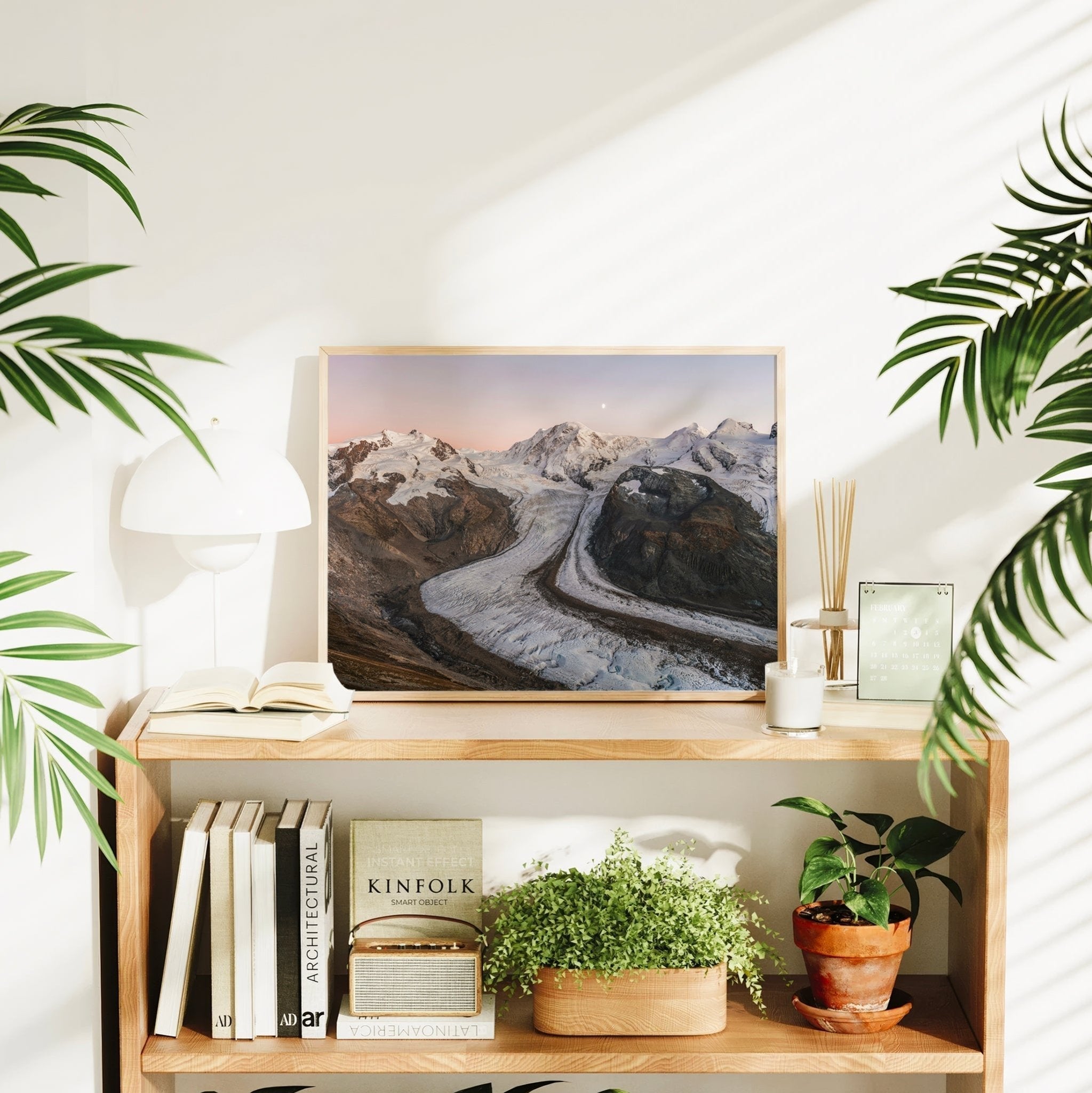 Gorner Glacier at Sunset – Monte Rosa’s Alpine Glow