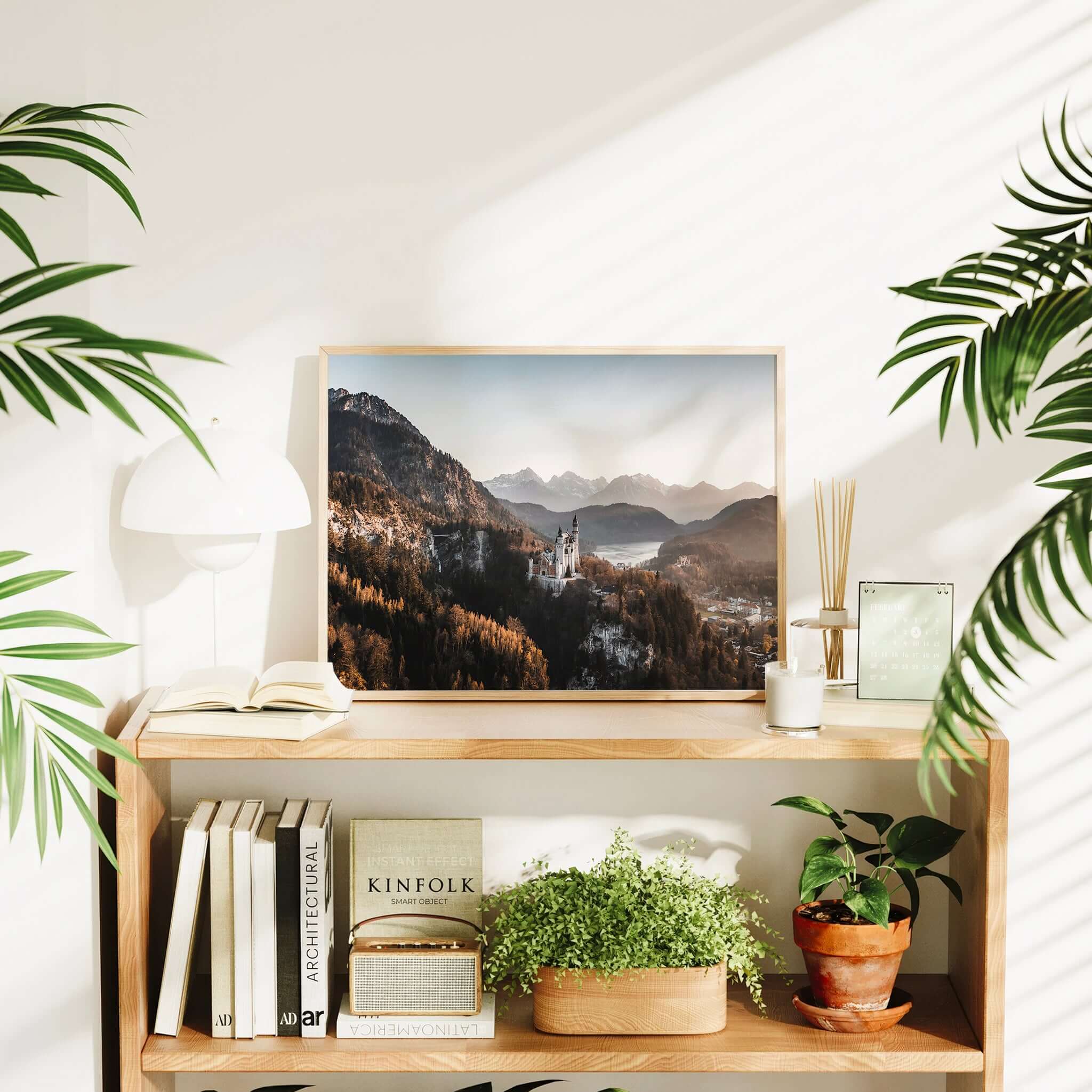 Neuschwanstein Castle Print – Bavarian Alps Wall Art