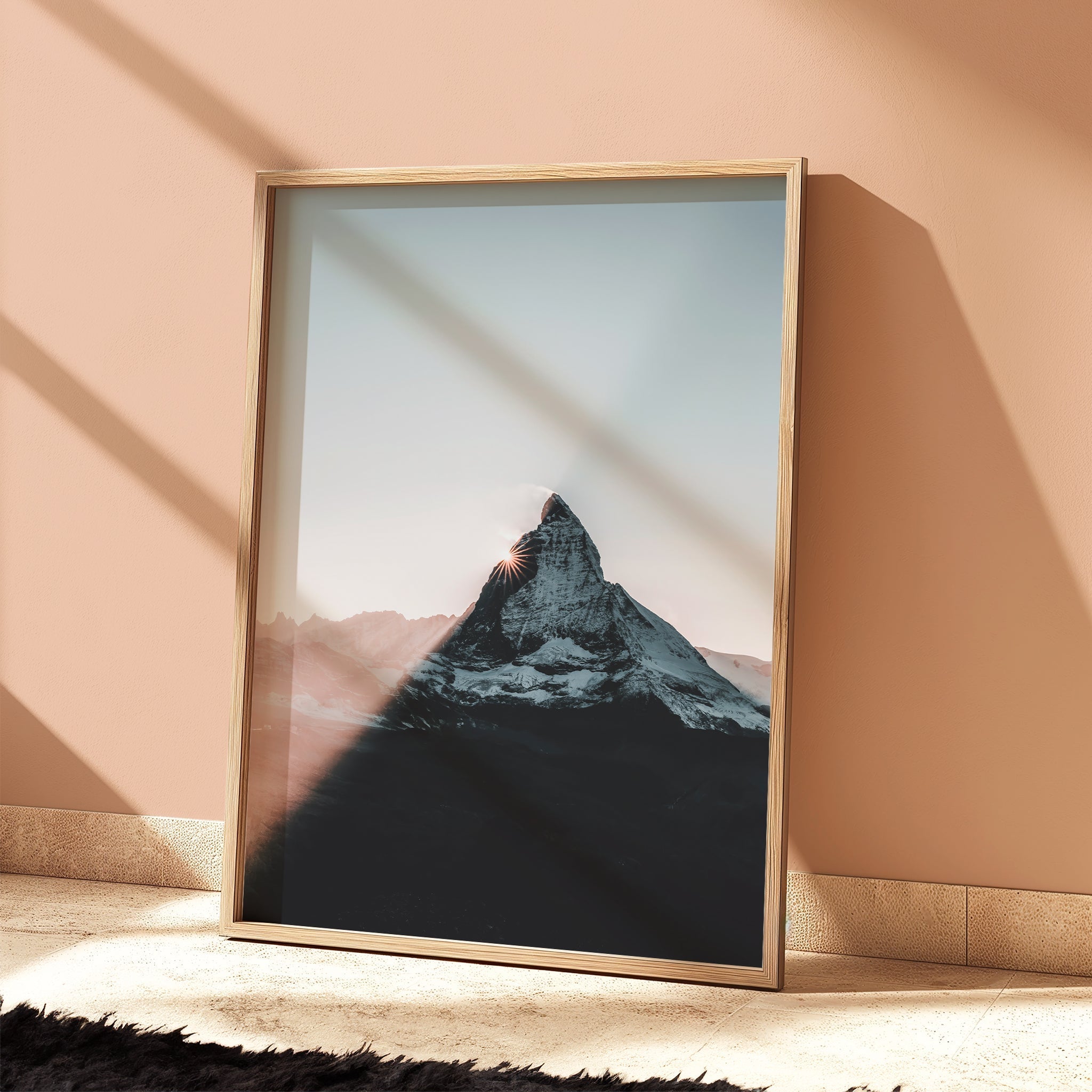 Matterhorn Sunset Wall Art – Fine Art Print of the Swiss Alps