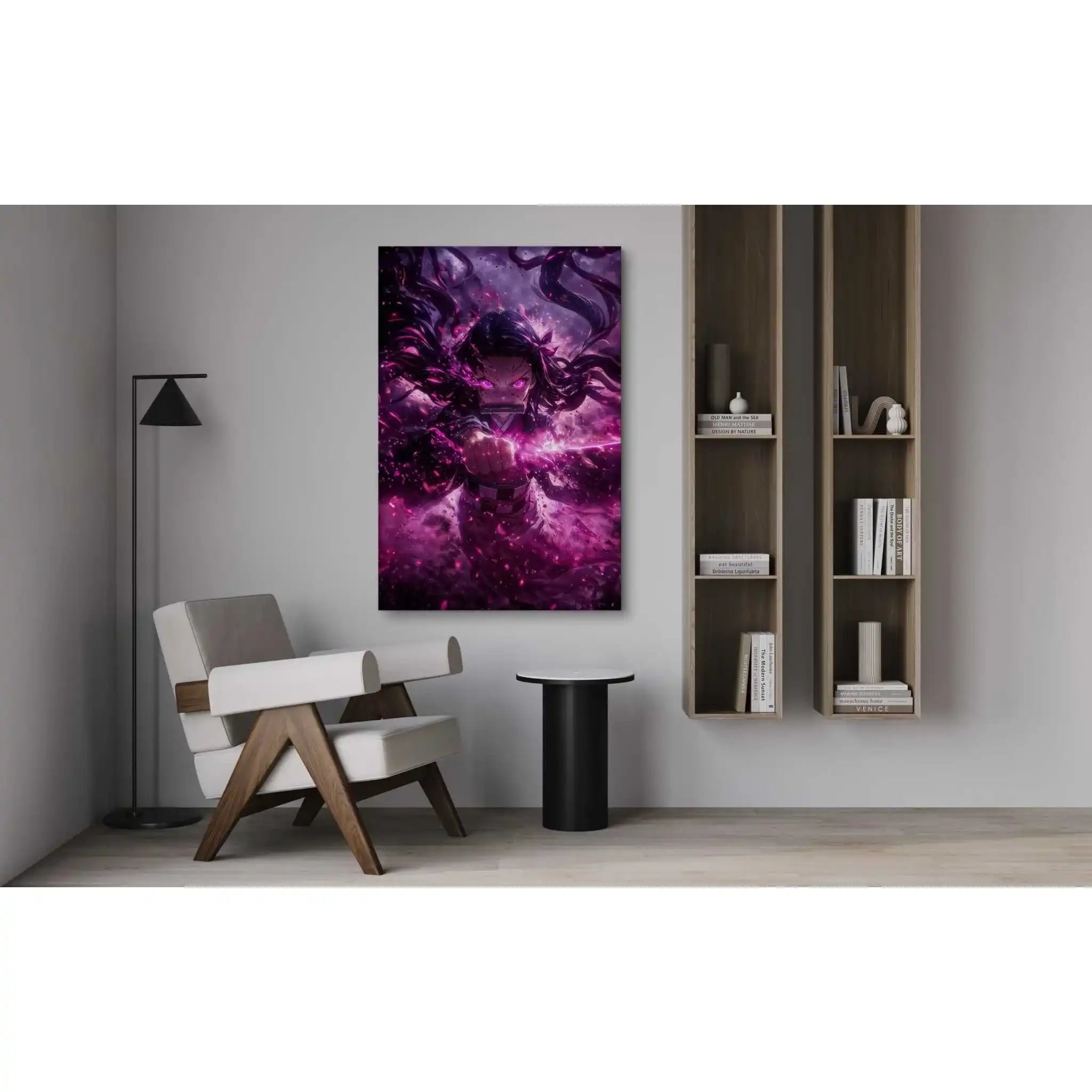 Nezuko Rage - Demon Slayer - Anime Leinwandbild by SimpleCanvas