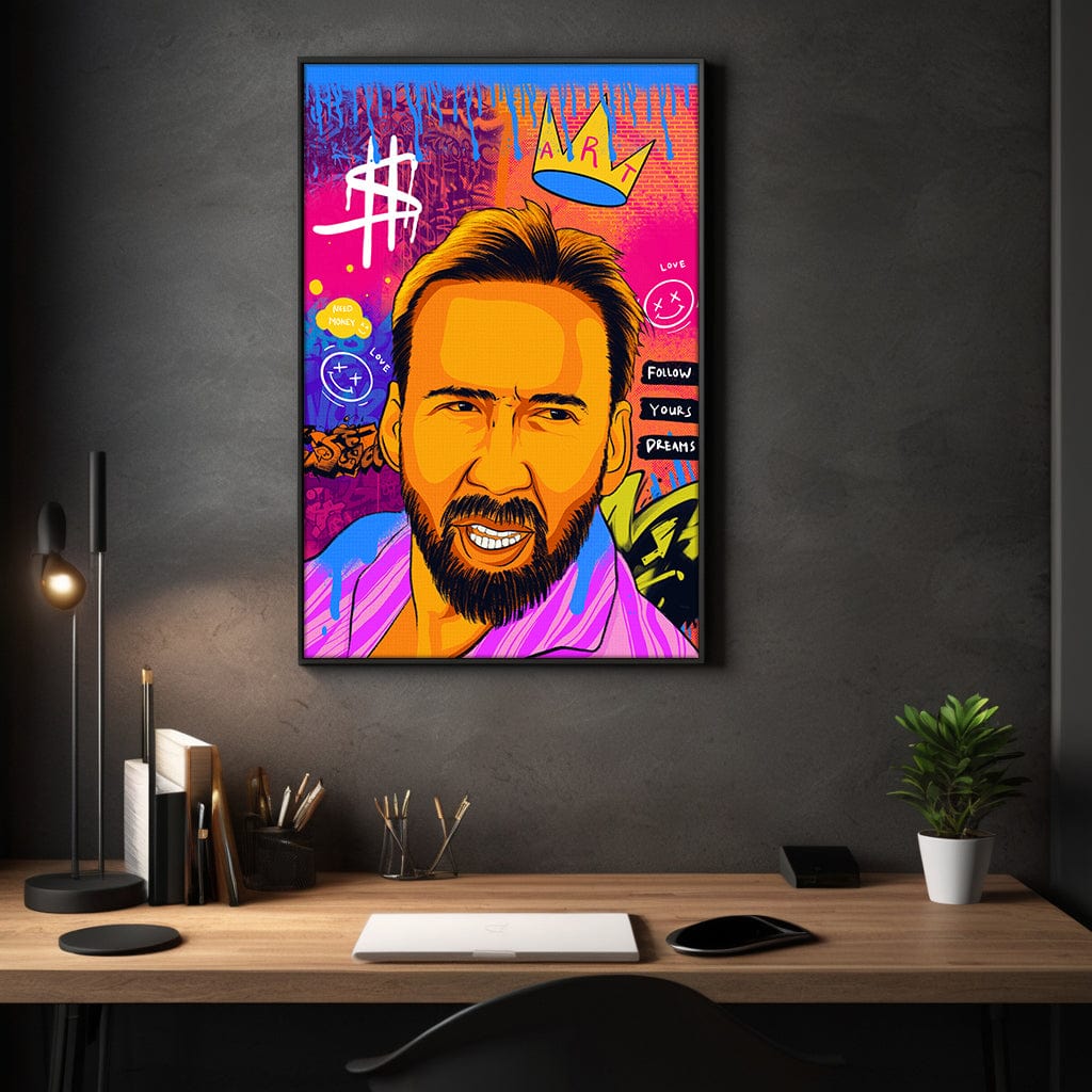 Nicolas Pedro B - Leinwandbild Pop Art