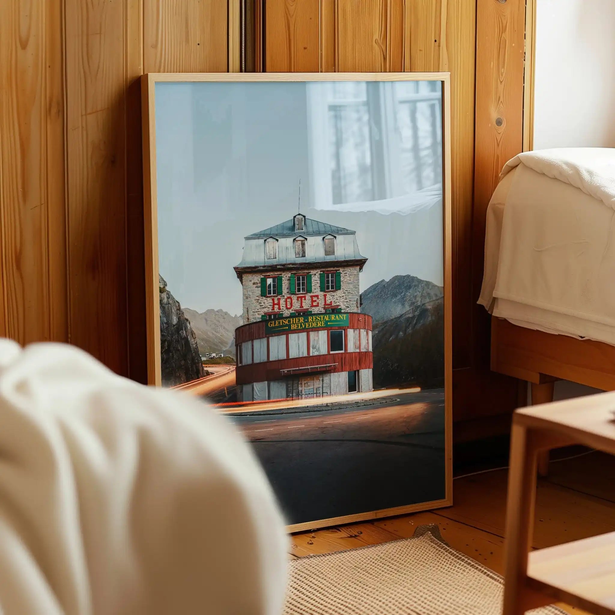 Belvedere Hotel, Furka Pass, Switzerland by Chamonix Prints