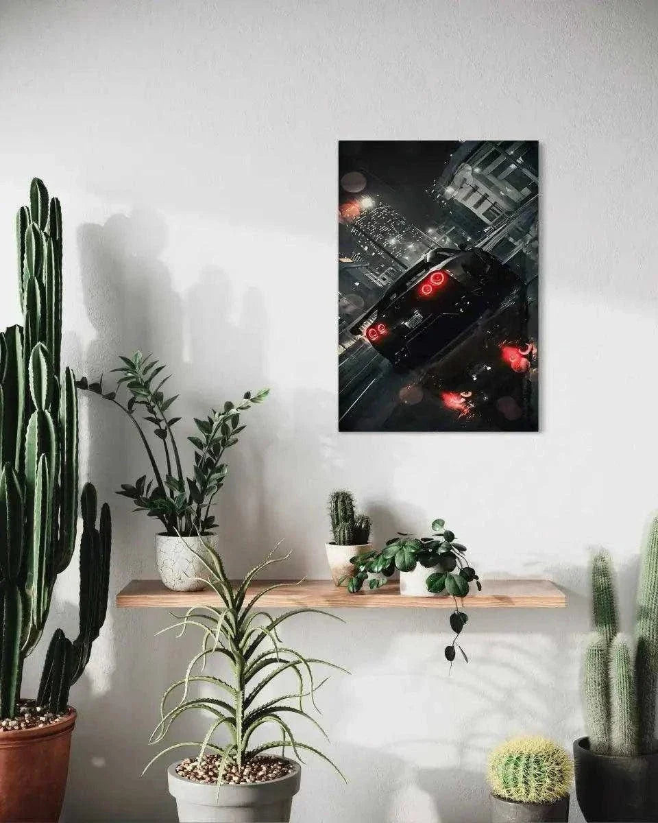 Nissan GT-R - Auto Leinwandbild by SimpleCanvas