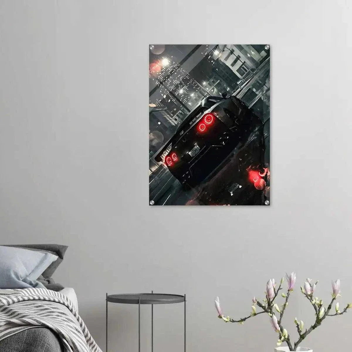 Nissan GT-R - Auto Leinwandbild by SimpleCanvas