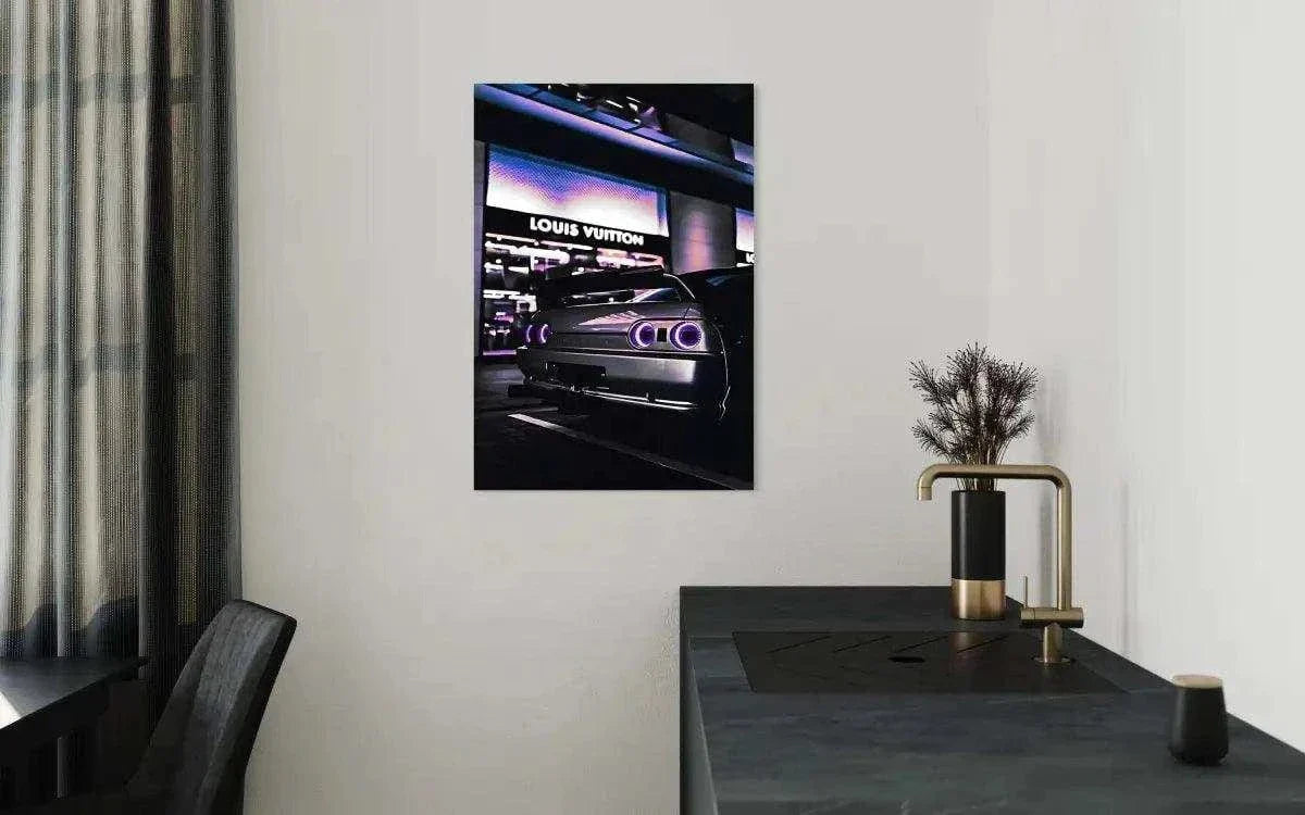 Nissan Skyline - Auto Leinwandbild by SimpleCanvas