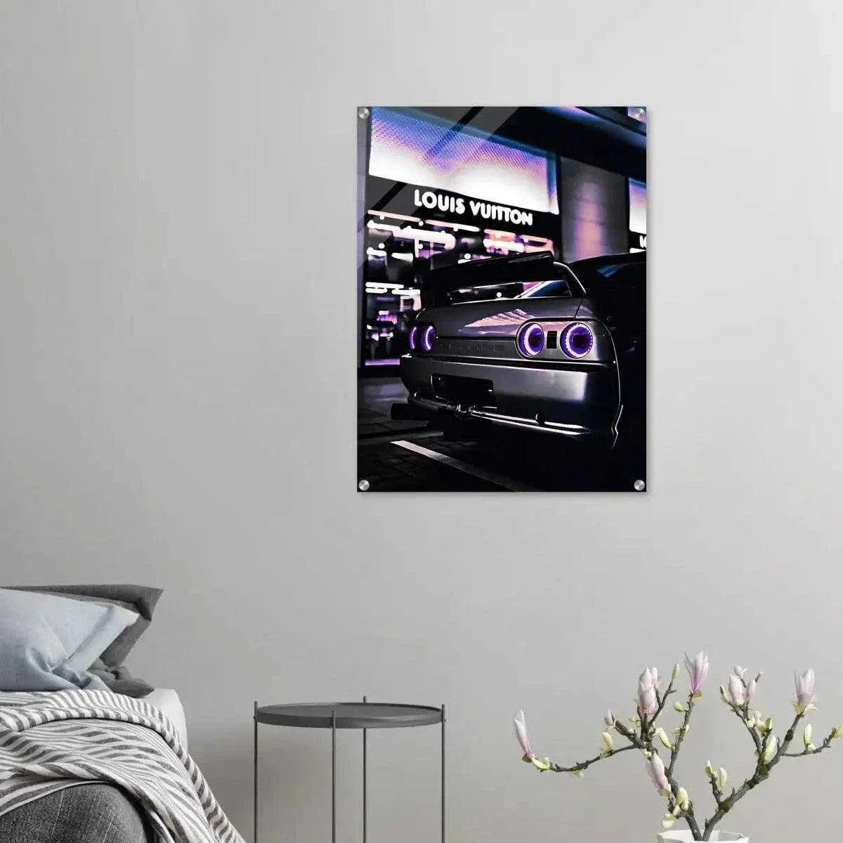 Nissan Skyline - Auto Leinwandbild by SimpleCanvas