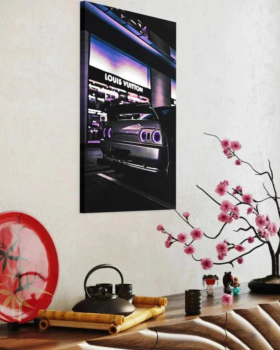 Nissan Skyline - Auto Leinwandbild by SimpleCanvas