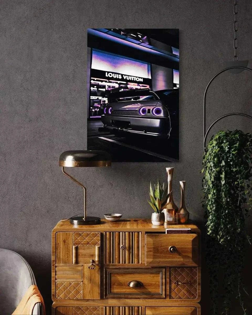 Nissan Skyline - Auto Leinwandbild by SimpleCanvas