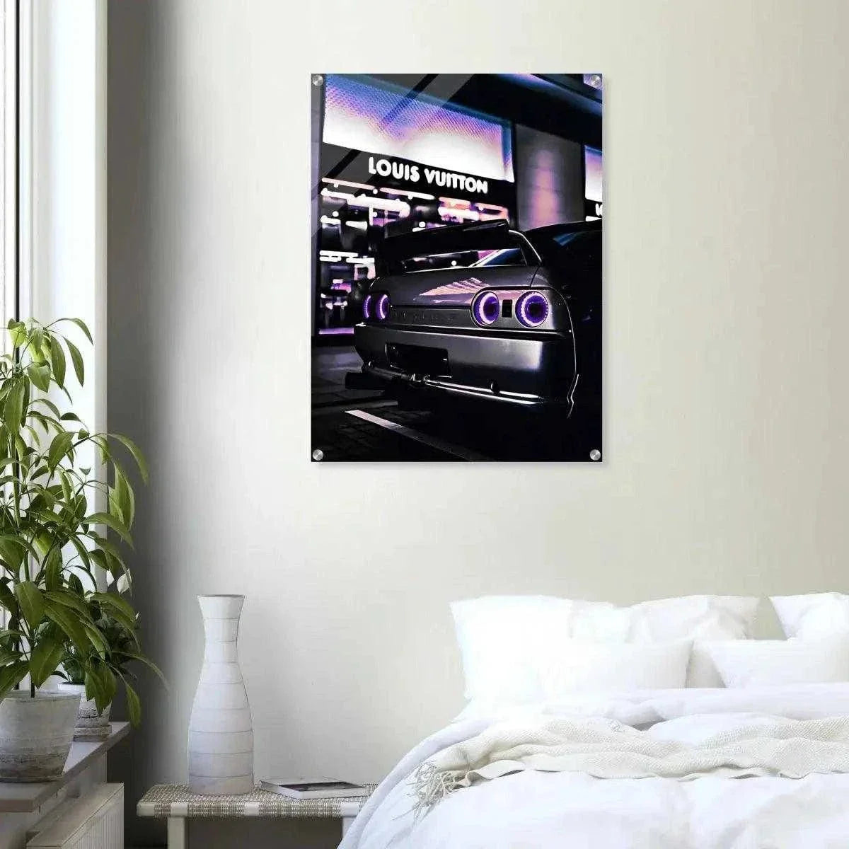 Nissan Skyline - Auto Leinwandbild by SimpleCanvas