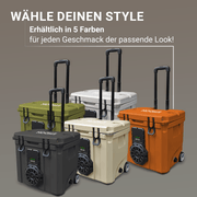 NooMii BeatRoller 35 – Kühlbox mit integriertem Bluetooth-Lautsprecher | 35L Volumen