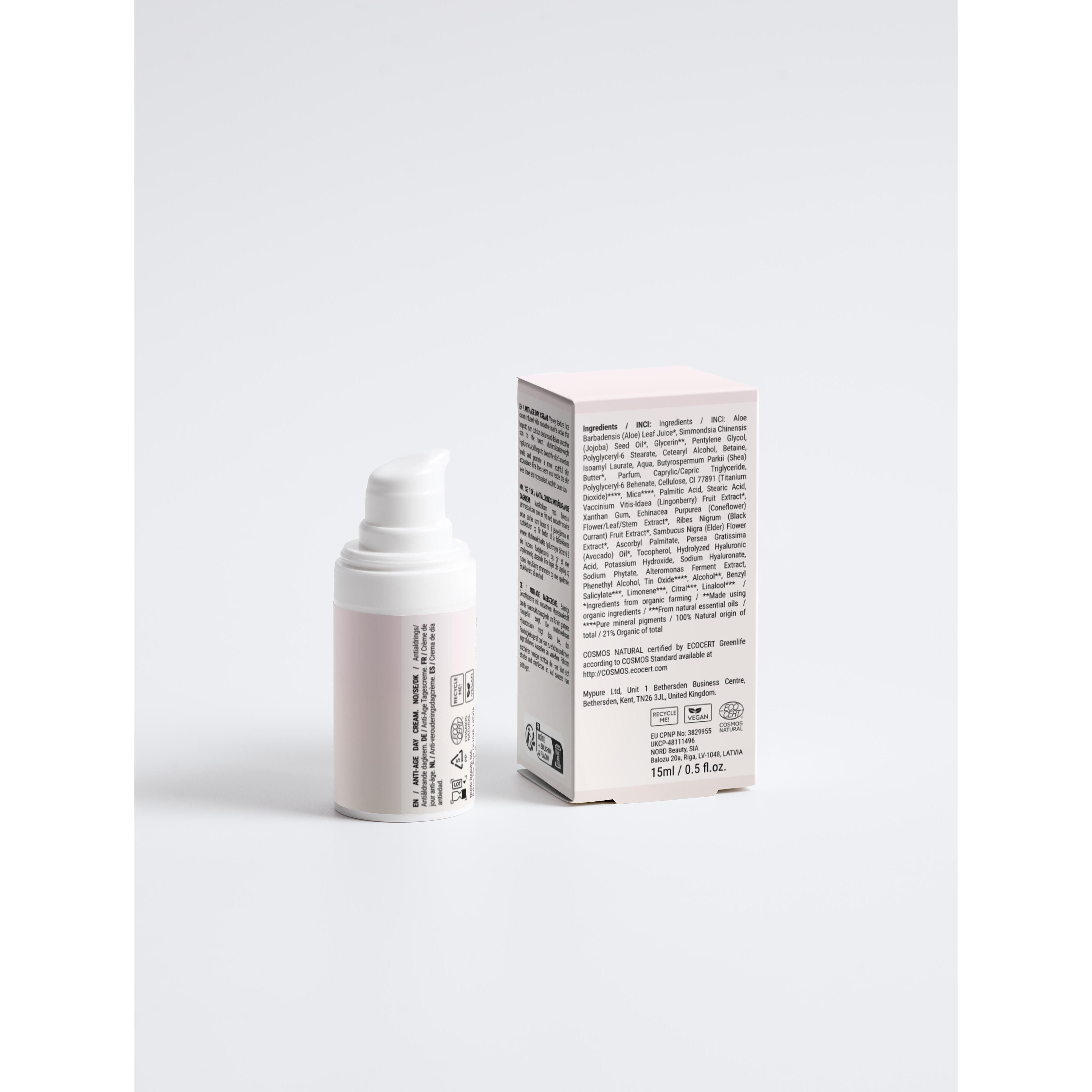 Anti-Age Tagescreme mit Hyaluron - 15ml