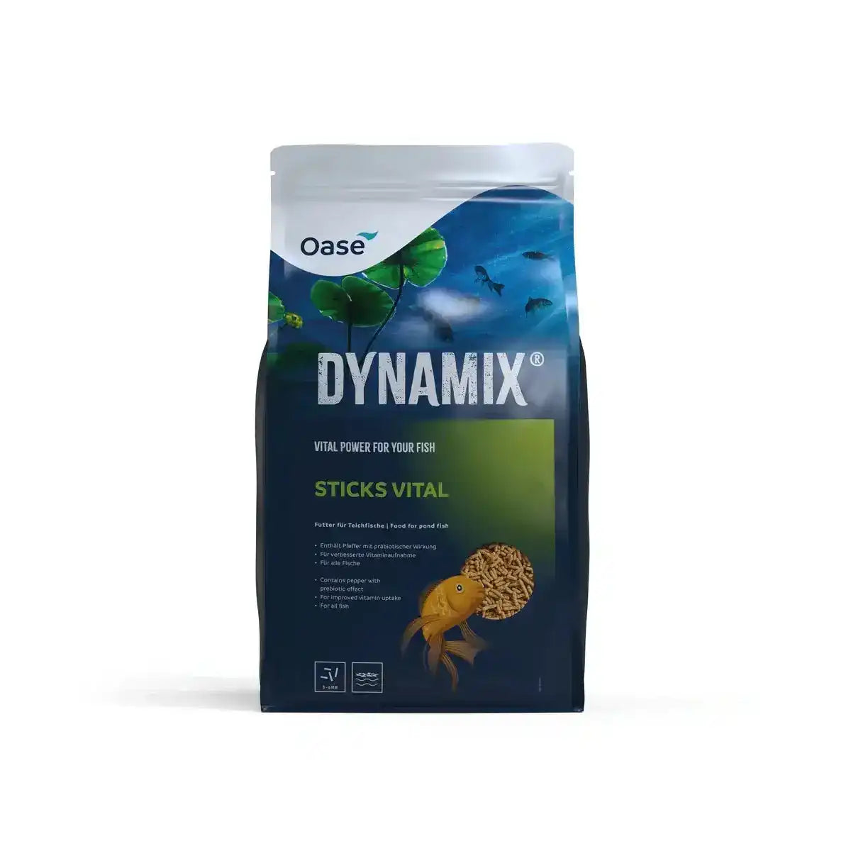 OASE DYNAMIX Sticks Vital Teichfutter 20 Liter Pfeffer Vitamine Für Teichfische